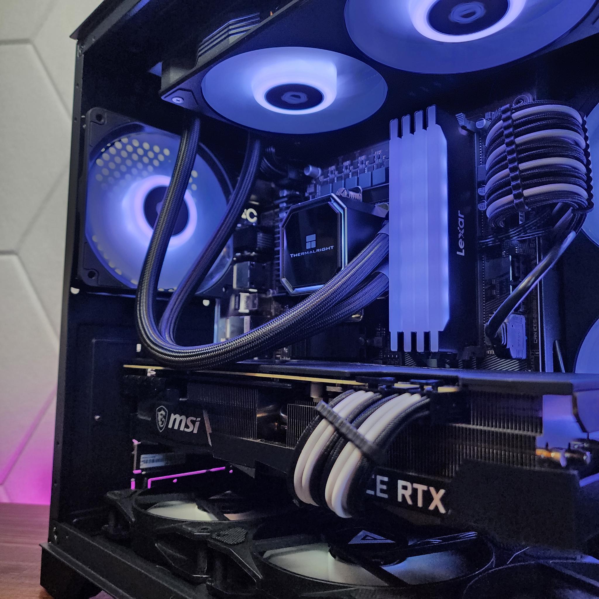 🤍🖤💙 MSI RTX 3080 // Intel Core i5 12400 // Lexar 32GB 3600MHz