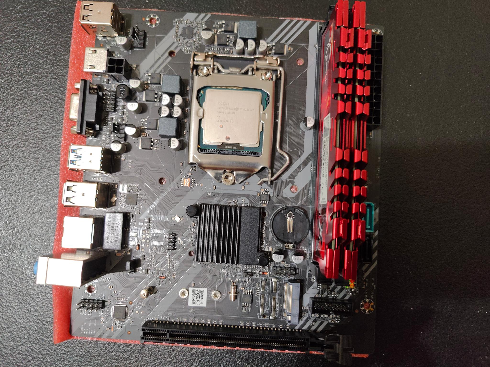 ATX Mini Zsus B75 Intel Xeon E3-1270 4C 8T 16GB RAM