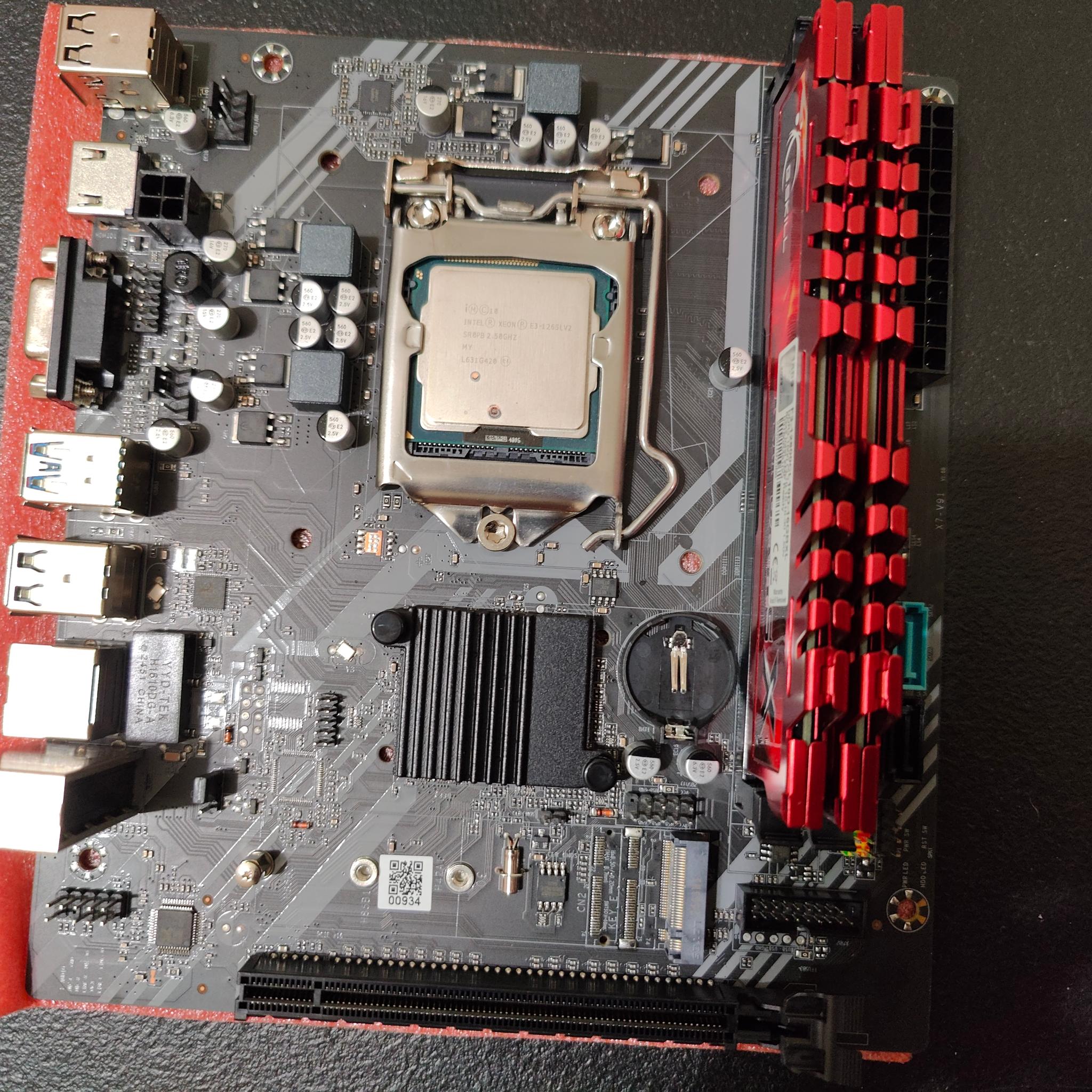 ATX Mini Zsus B75 Intel Xeon E3-1270 4C 8T 16GB RAM