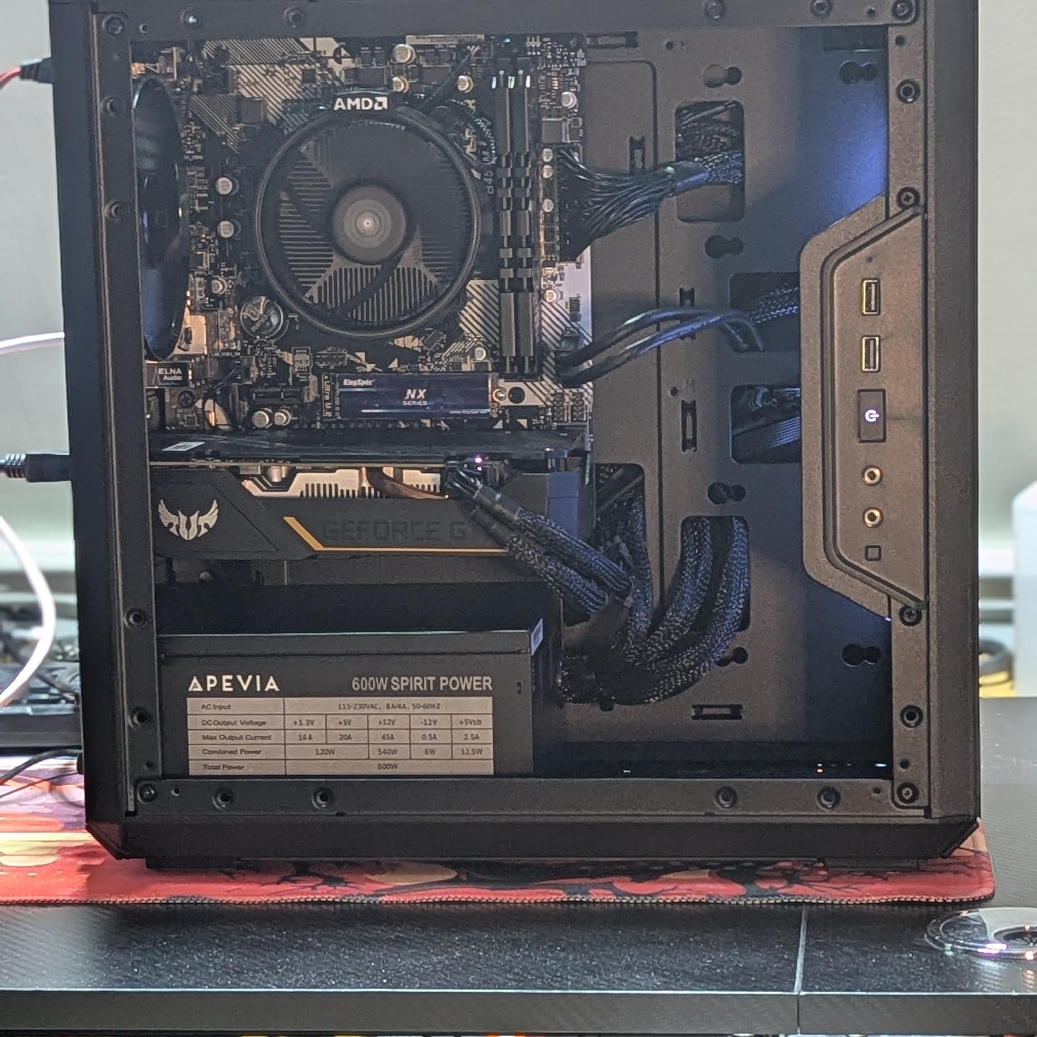 GAMING PC |AMD RYZEN 5 5600GT|16GB DDR4 3200|ASUS TUF GAMING 1660 SUPER|512GB SSD|WINDOWS 11 HOME