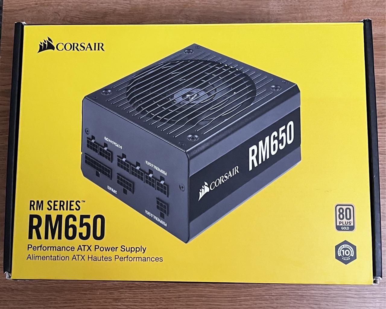 Corsair RM 650 W 80+ Gold Certified Fully Modular ATX Power Supply