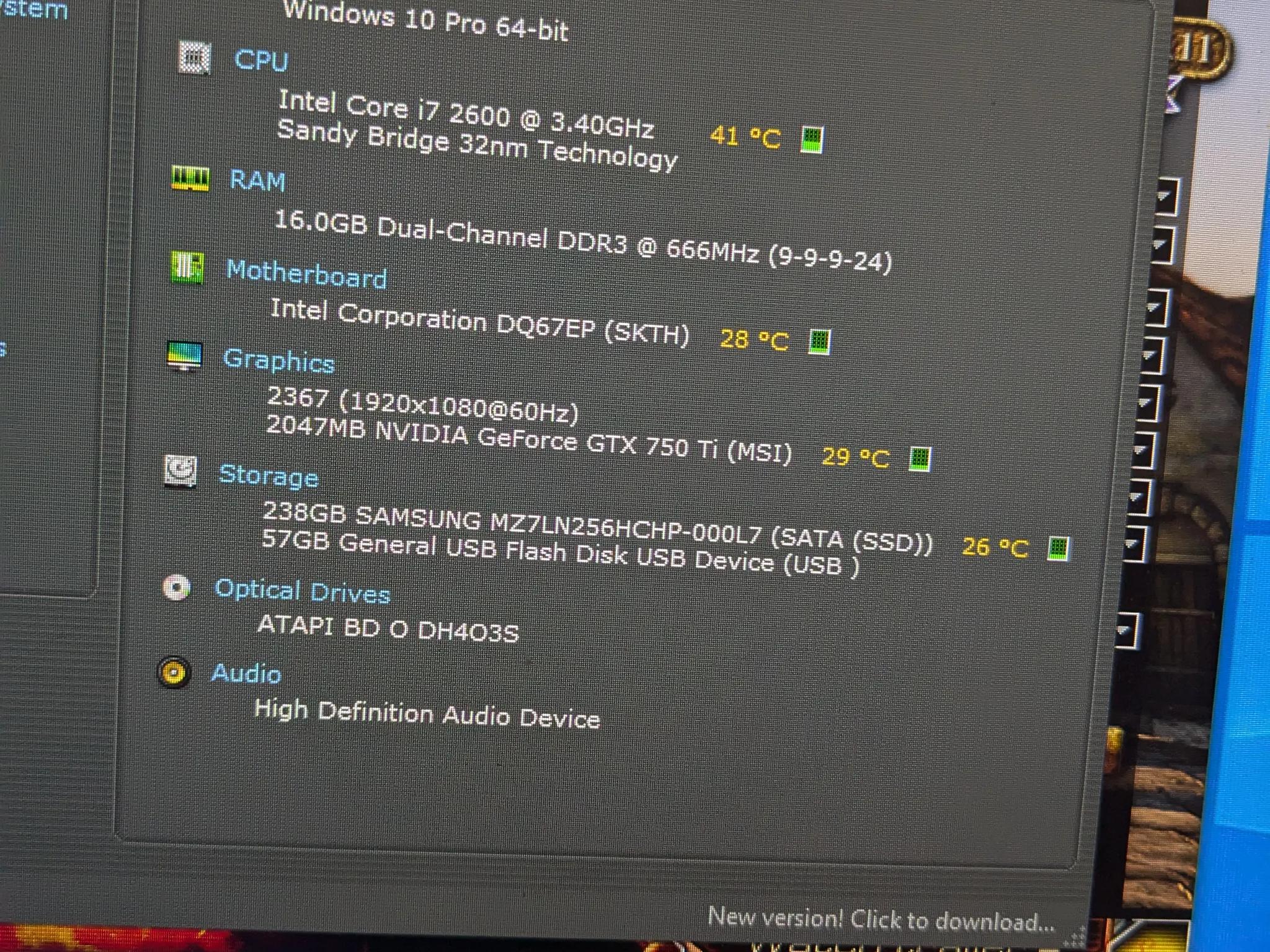 FREE SHIP|| Computer Lab Sleeper || i7-2600, 16GB RAM, GTX 750 Ti 2GB, 256GB SSD, Wifi, Win10