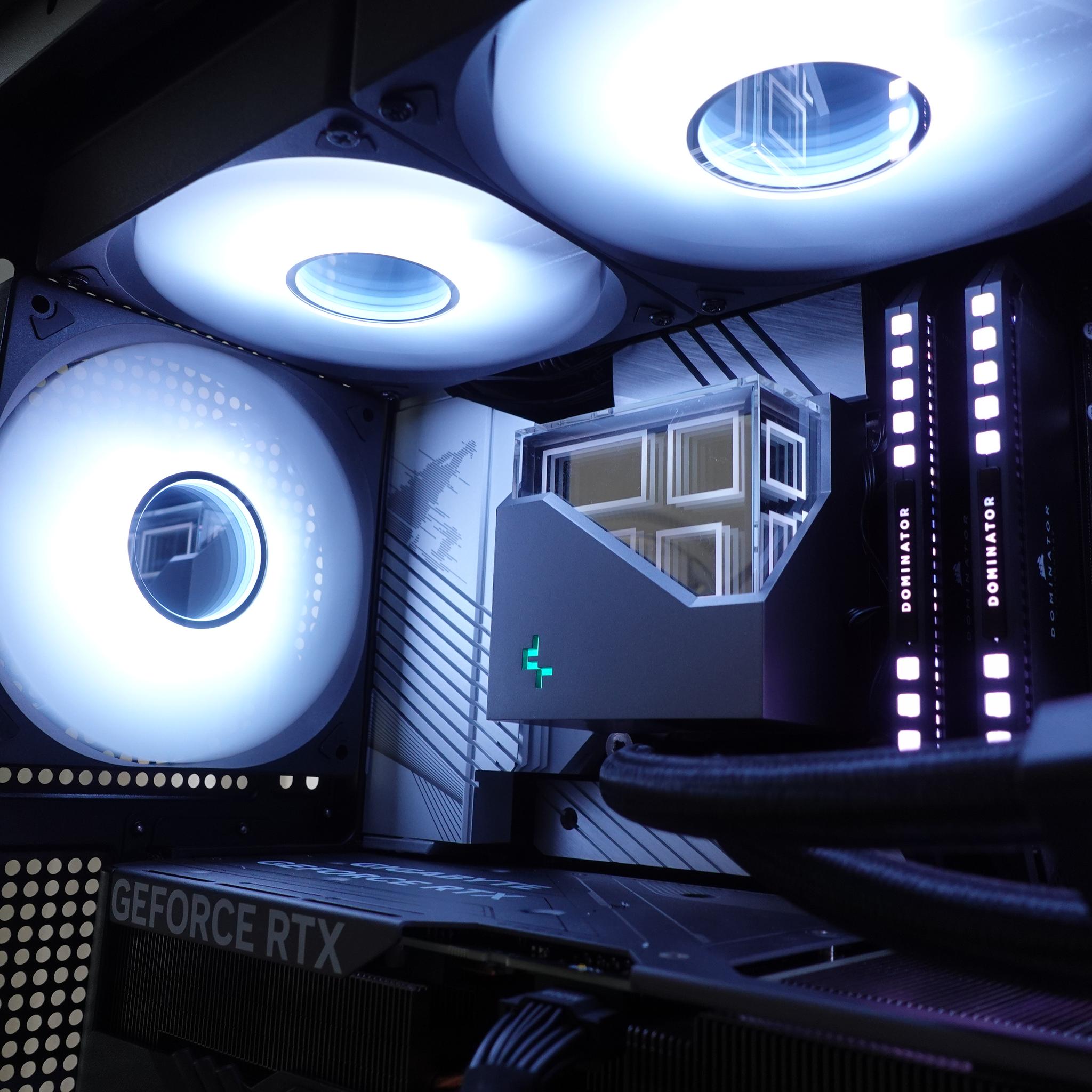 ⚫️🌀 Midnight Black Gaming PC Intel Core i5-13400F GIGABYTE GAMING OC 4070 32GB DDR5-5200 2TB NVMe