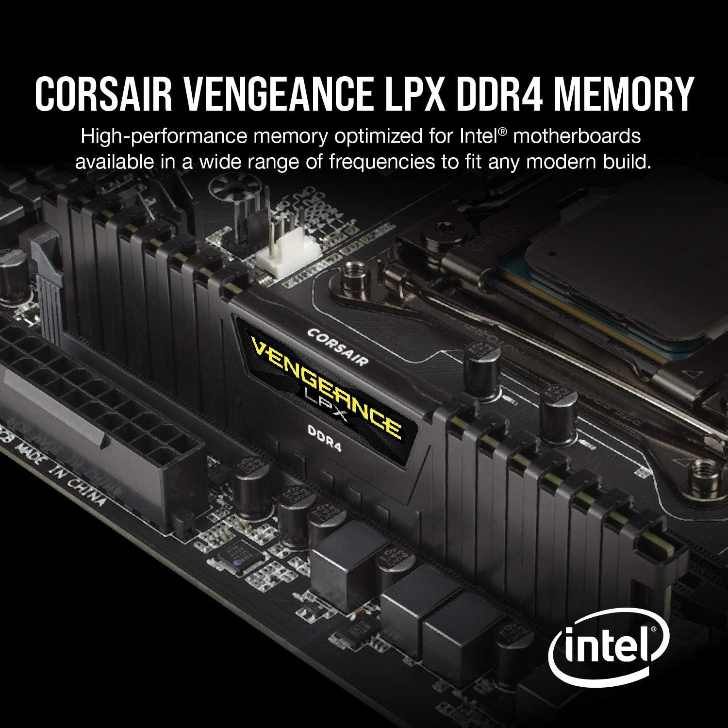 CORSAIR VENGEANCE LPX DDR4 RAM 32GB (2x16GB) 3200MHz (CMK32GX4M2E3200C16)