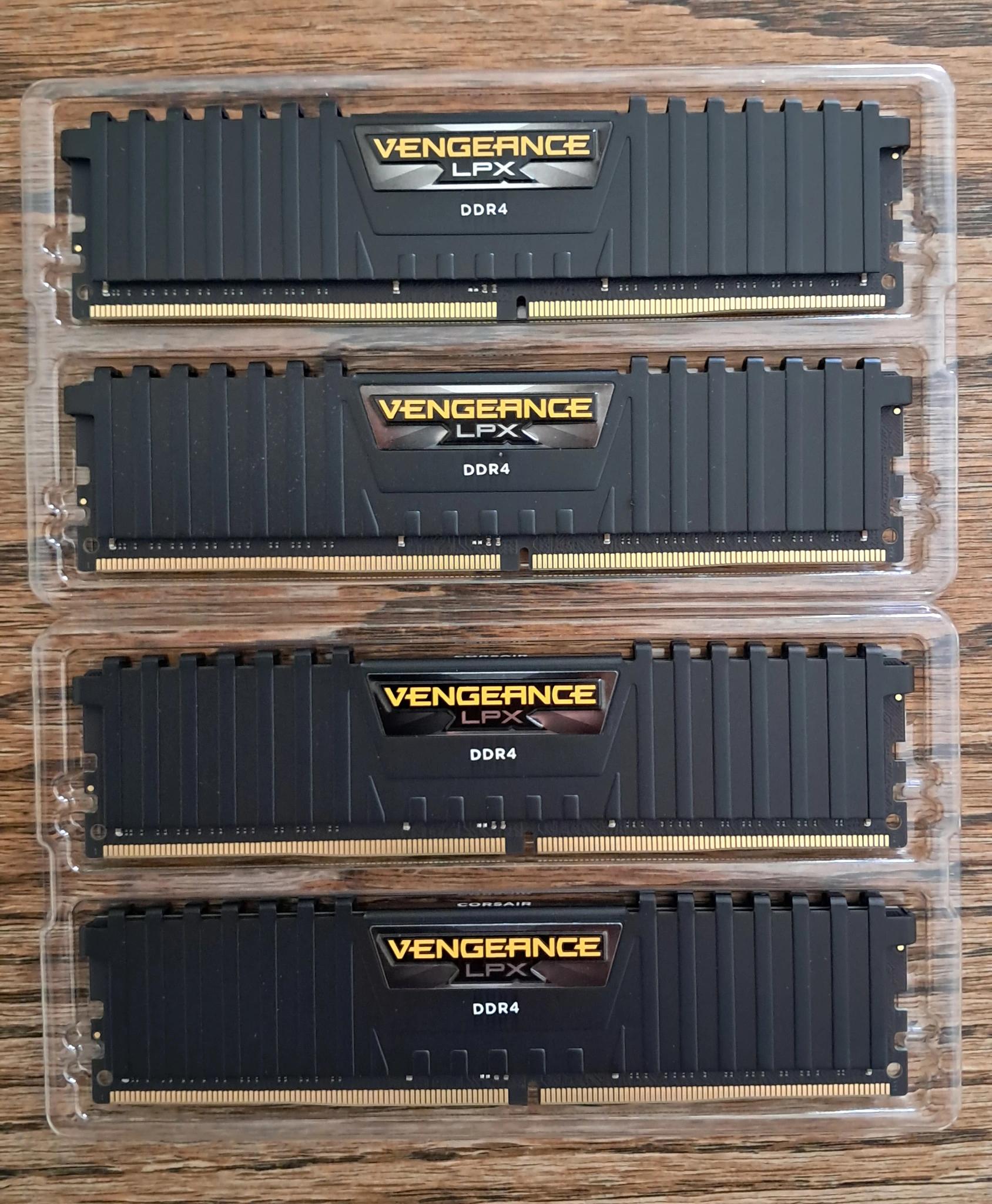 Corsair Vengeance LPX RAM, DDR4 3600MHz CL18 64GB(4x16GB)