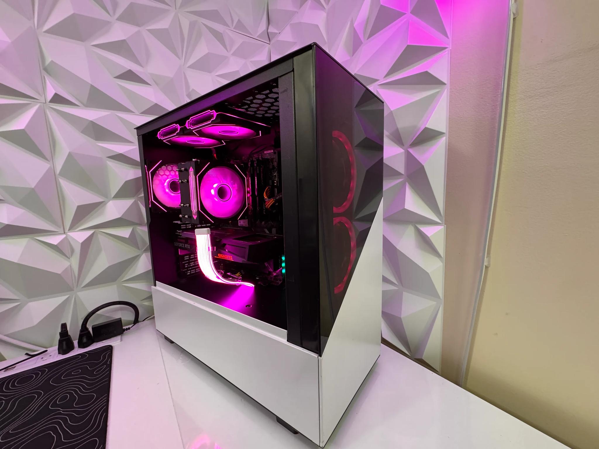 🩷🤍 Pure Aesthetic Gaming PC | i9-9900K | RTX 3060 Ti | 32GB RAM | 1TB SSD
