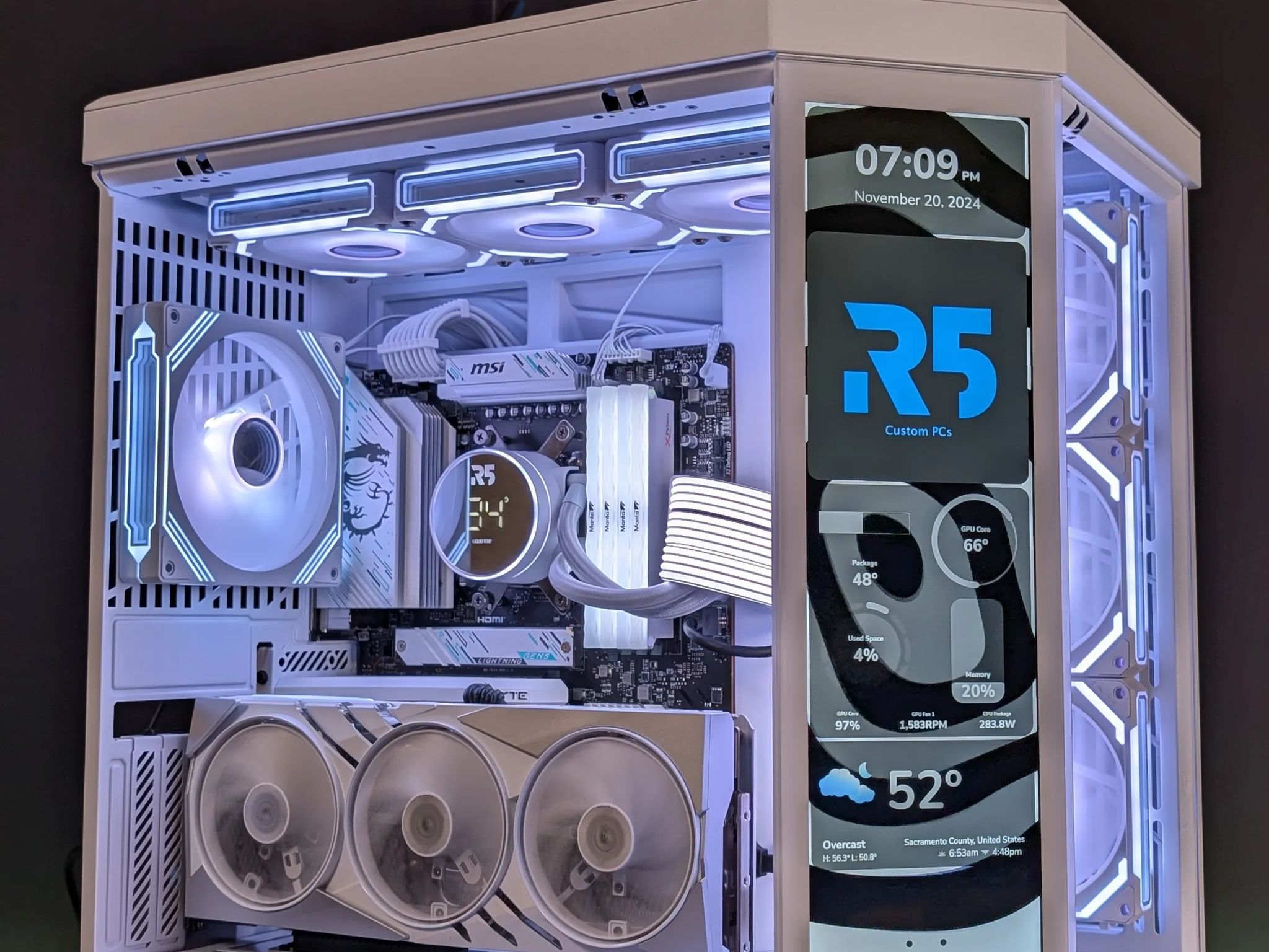 RTX 4070ti Super // Ryzen 9 7900x3D // 32GB DDR5 // 2TB Samsung 990 Pro // WiFi - Hyte Y70 Infinite!