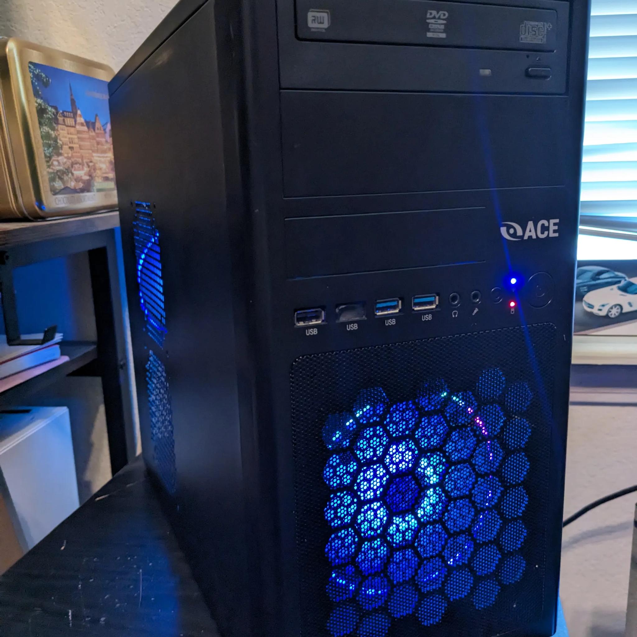 FREE SHIP|| Xeon 1220v2 (same as i5-3450), 16GB RAM, GTX 960 4GB, 480GB SSD, Wifi, RGB, Win10