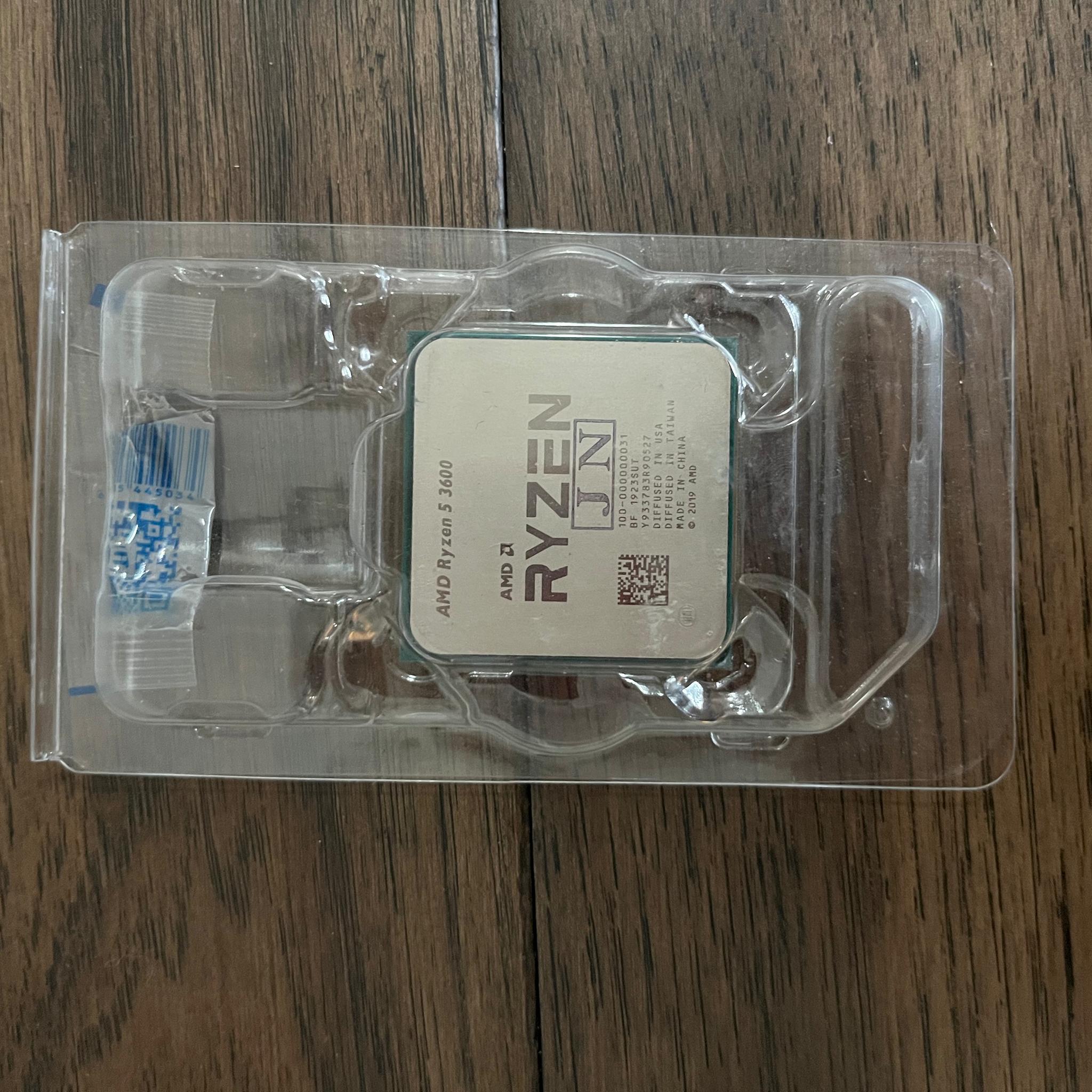 AMD Ryzen 3600 CPU (used)
