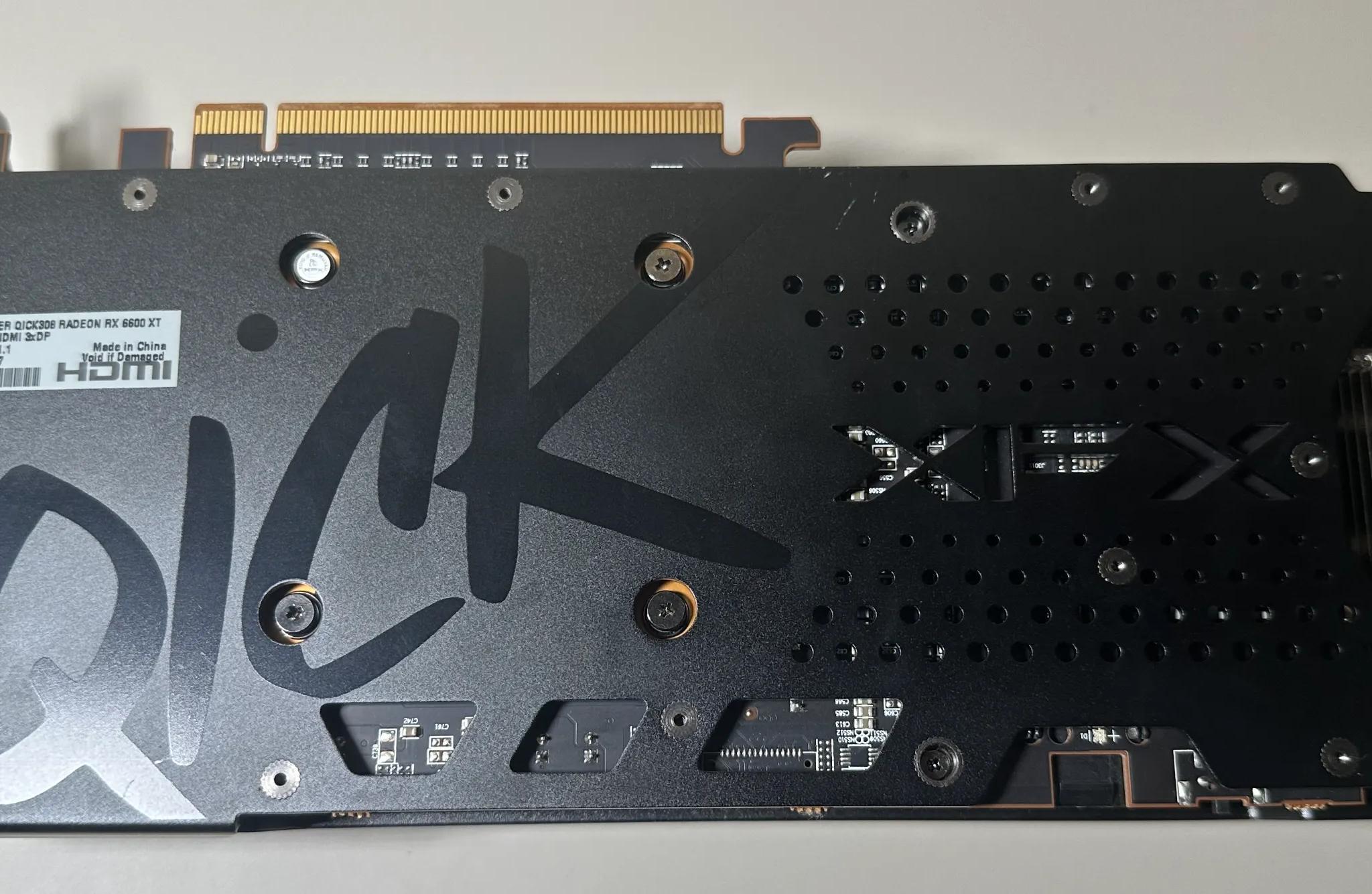 XFX Speedster QICK 308 AMD Radeon RX 6600 XT