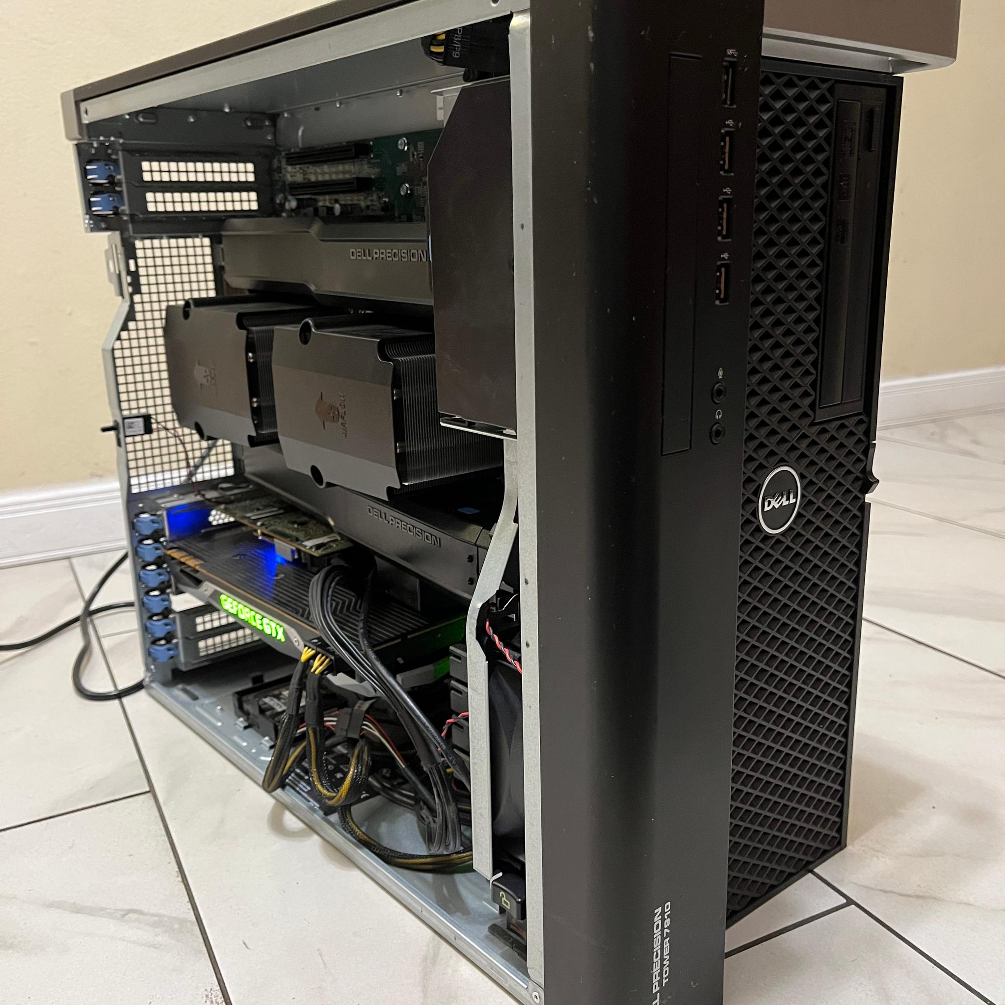 🔥NVIDIA GTX 1080 Ti, Intel Xeon 12 Core (Same as i7), 500 GB SSD, 12 GB RAM, Dell T7910 Gaming PC 🟢🔥