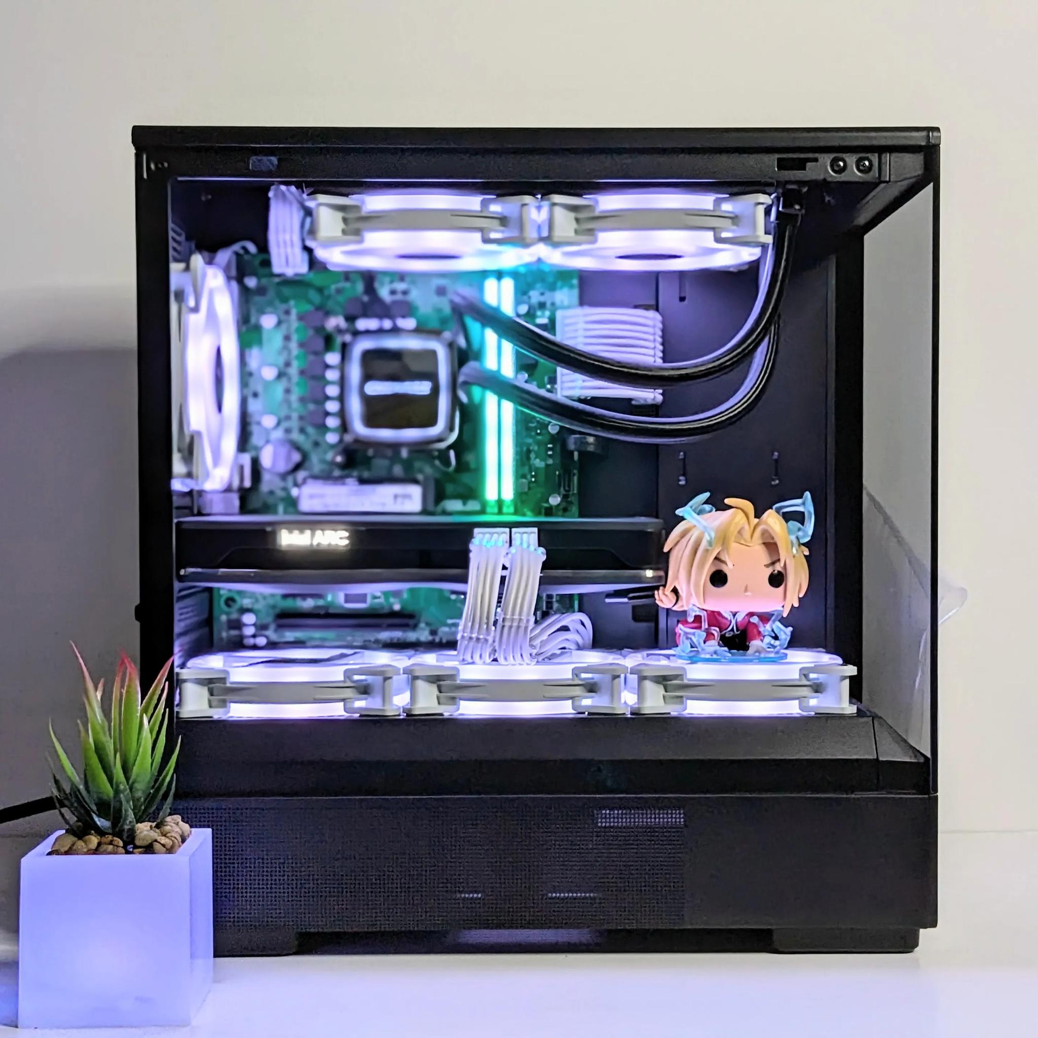 1440p Beast💧Full/Metal-Alchemist◼️Intel 13th Gen⬛️Arc A750 8GB⬛️16GB RAM⬛️1TB NVMe⬛️Windows 11 Pro