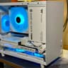 White-Out Gaming PC - RTX 3070, Ryzen 5700x3D, 32GB 3600MHz, 1TB, 700W, WiFi 6, K77 Lite SFF ITX