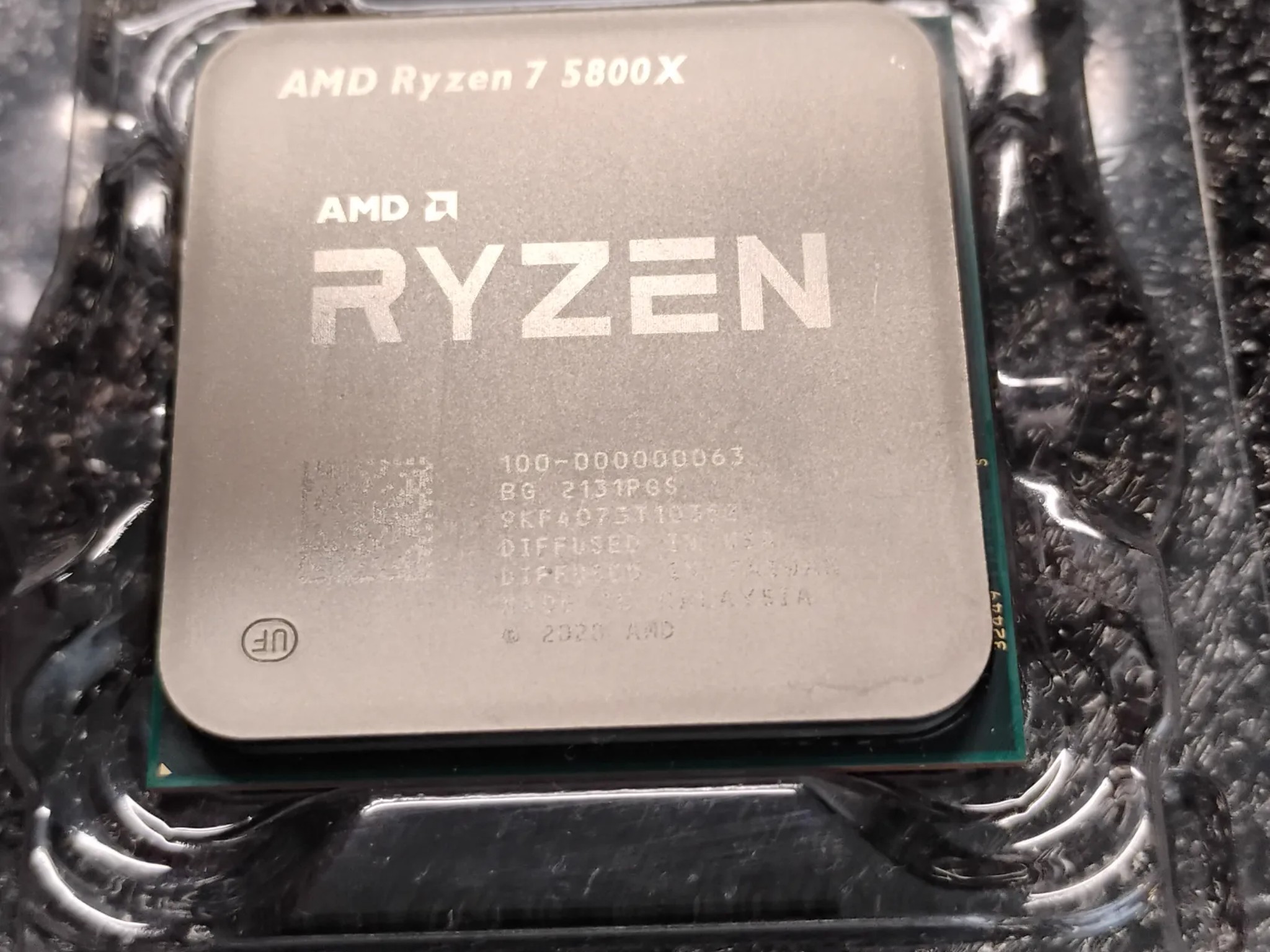AMD Ryzen 7 5800X Unlocked 7nm Processor 8 cores 16 threads 3.8GHz base 4.7GHz boost 32MB L3 AM4 CPU