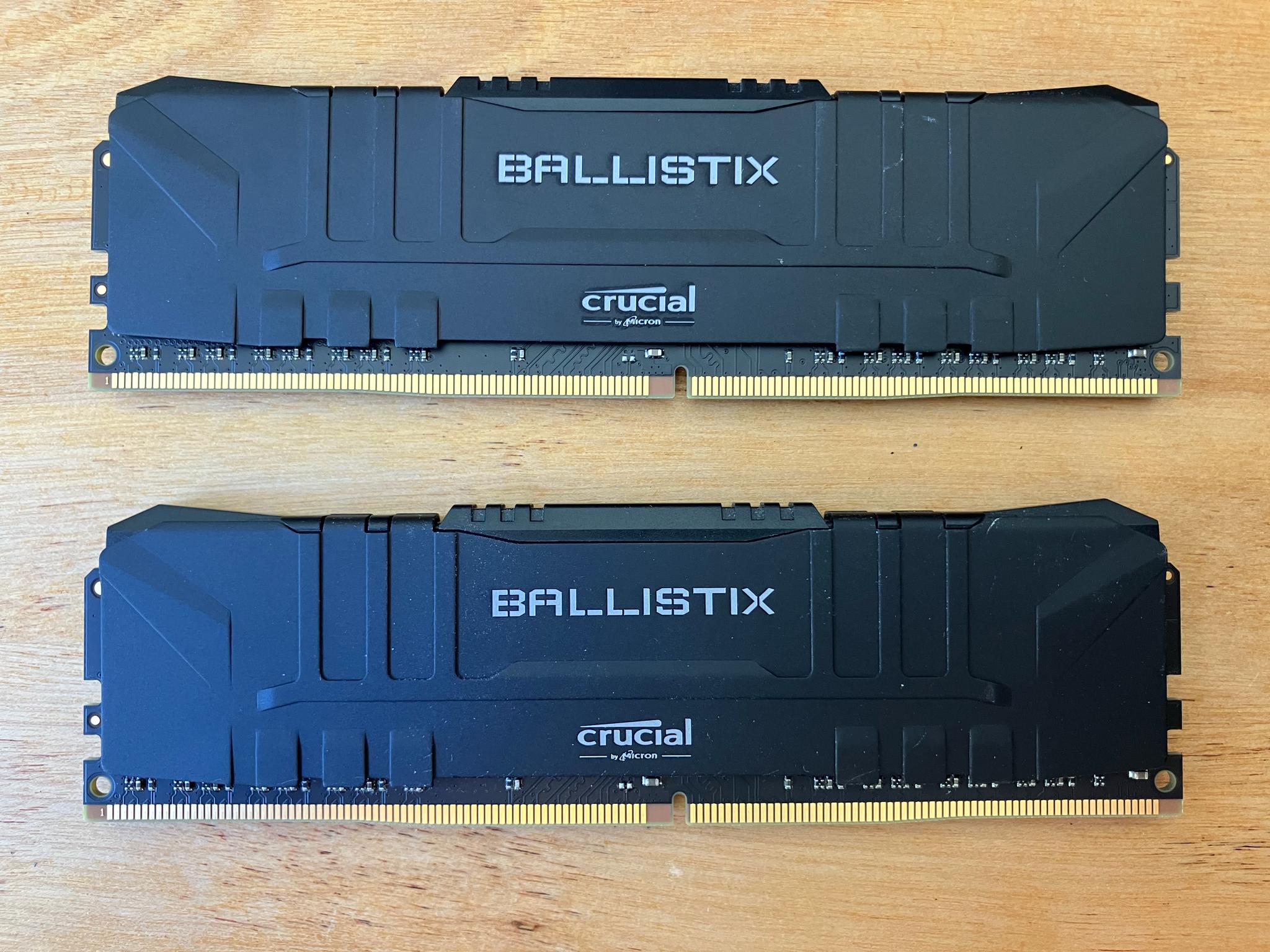 Crucial Ballistix RAM 16GB DDR4-3200 (2x8GB)