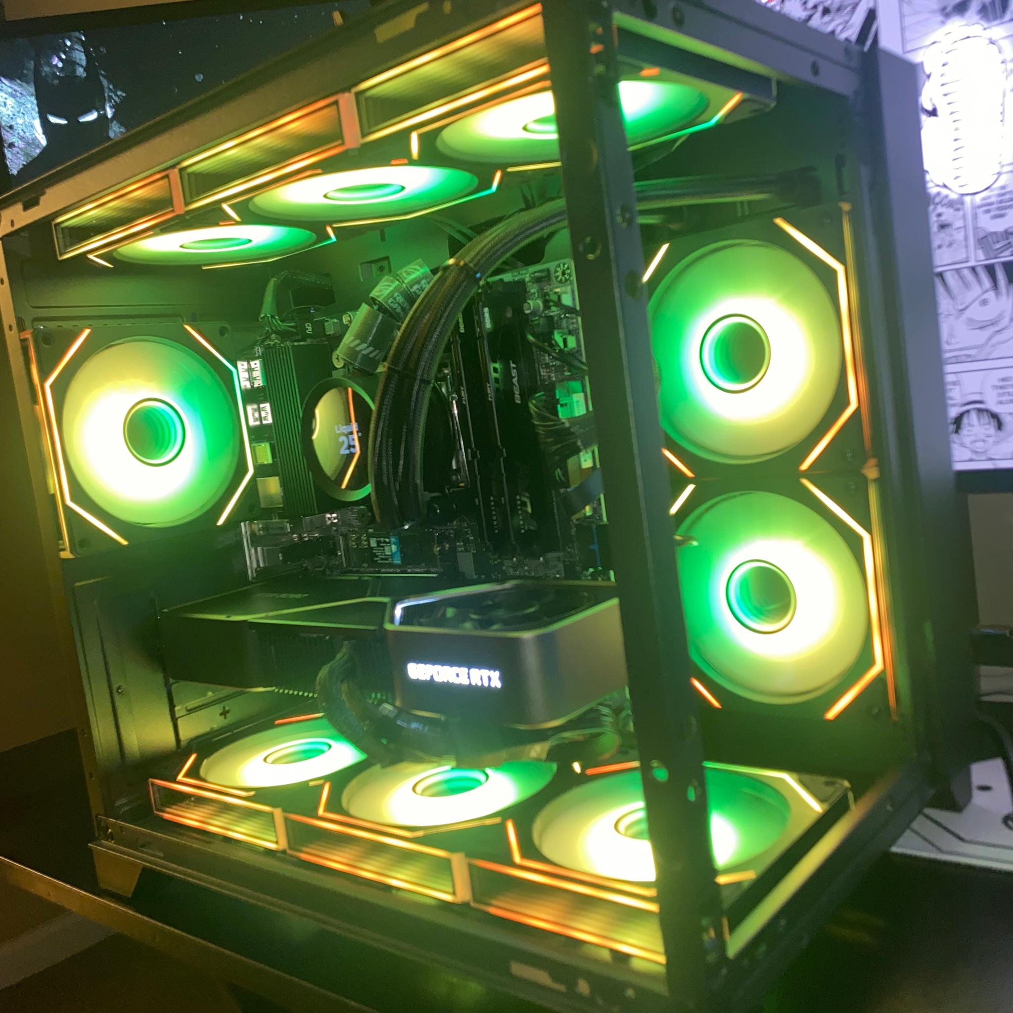MATX 1440p beast AM5 Custom Build | AMD Ryzen 5 7500x3D | NVIDIA RTX 3080 FE | 32GBs DDR5