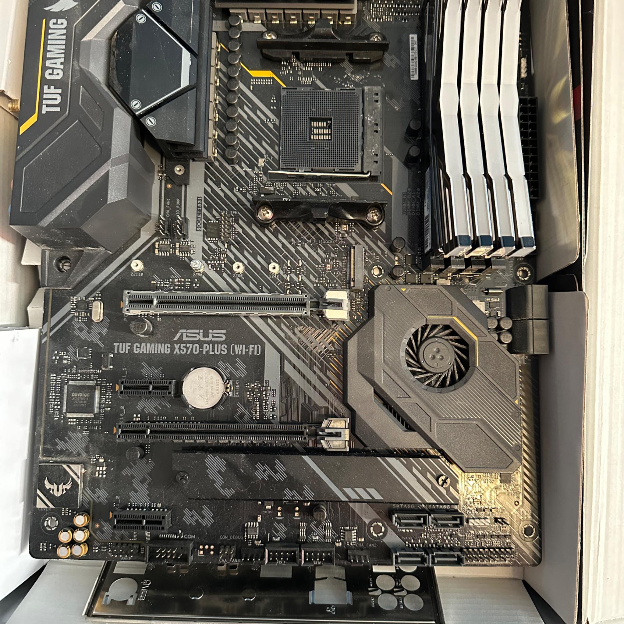 Gigabyte X570 Motherboard and 32gb 3600mhz Ram