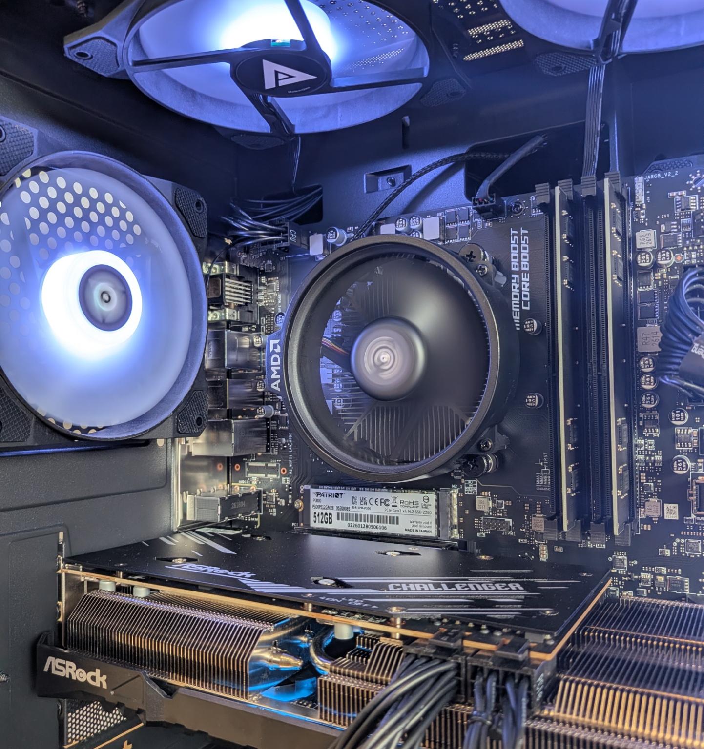 Echelon Vector Gaming PC | Ryzen 5 5500 | Intel ARC A750 | 16GB DDR4 | 512GB SSD