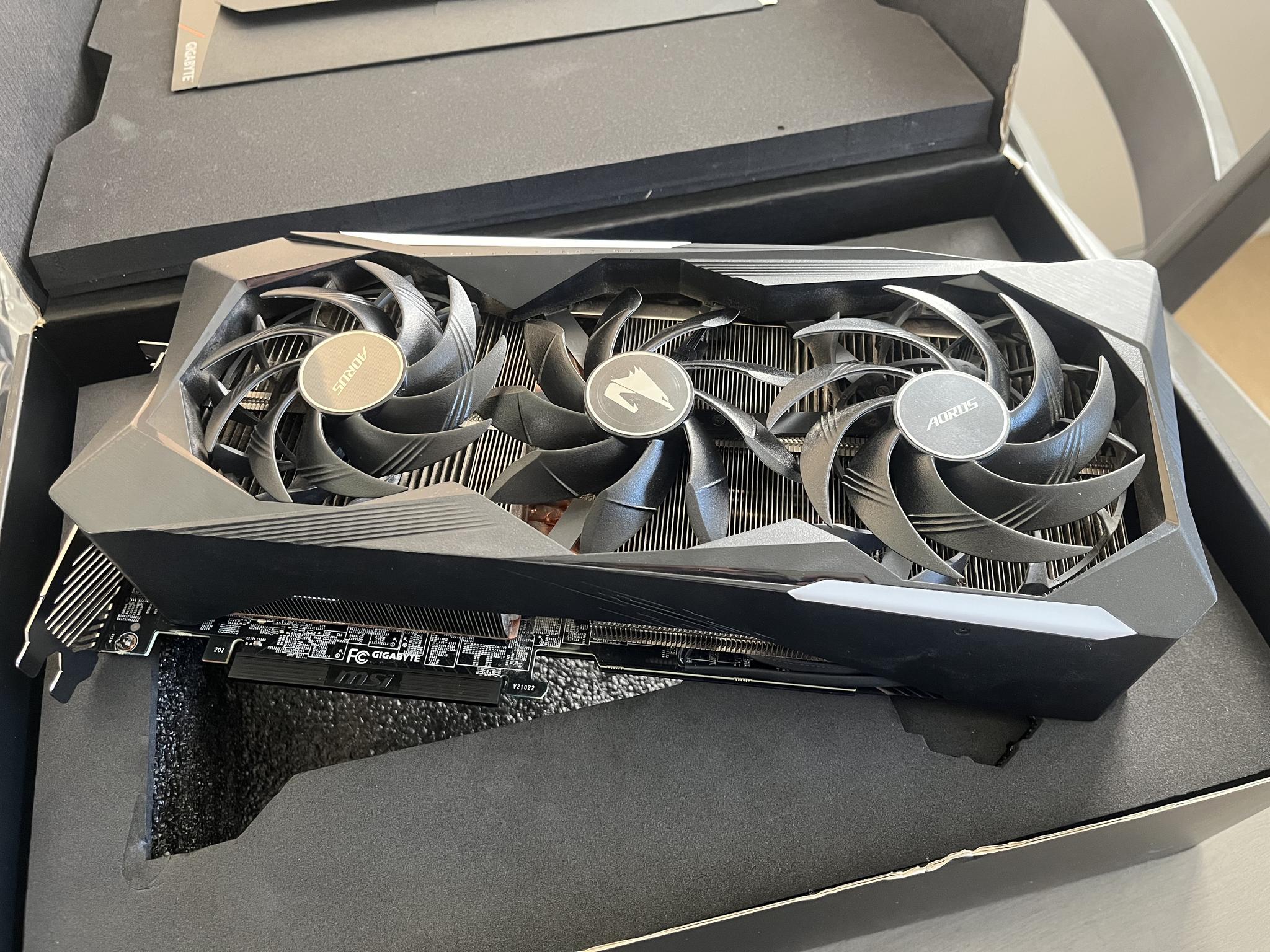 Gigabyte AORUS GeForce RTX 3070 Ti MASTER 8G