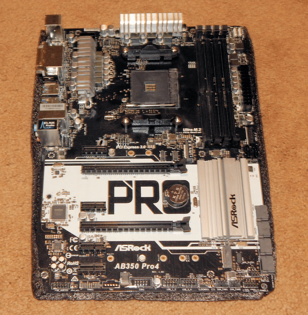 ASROCK AB350 PRO4 IN ORIGINAL PACKAGING