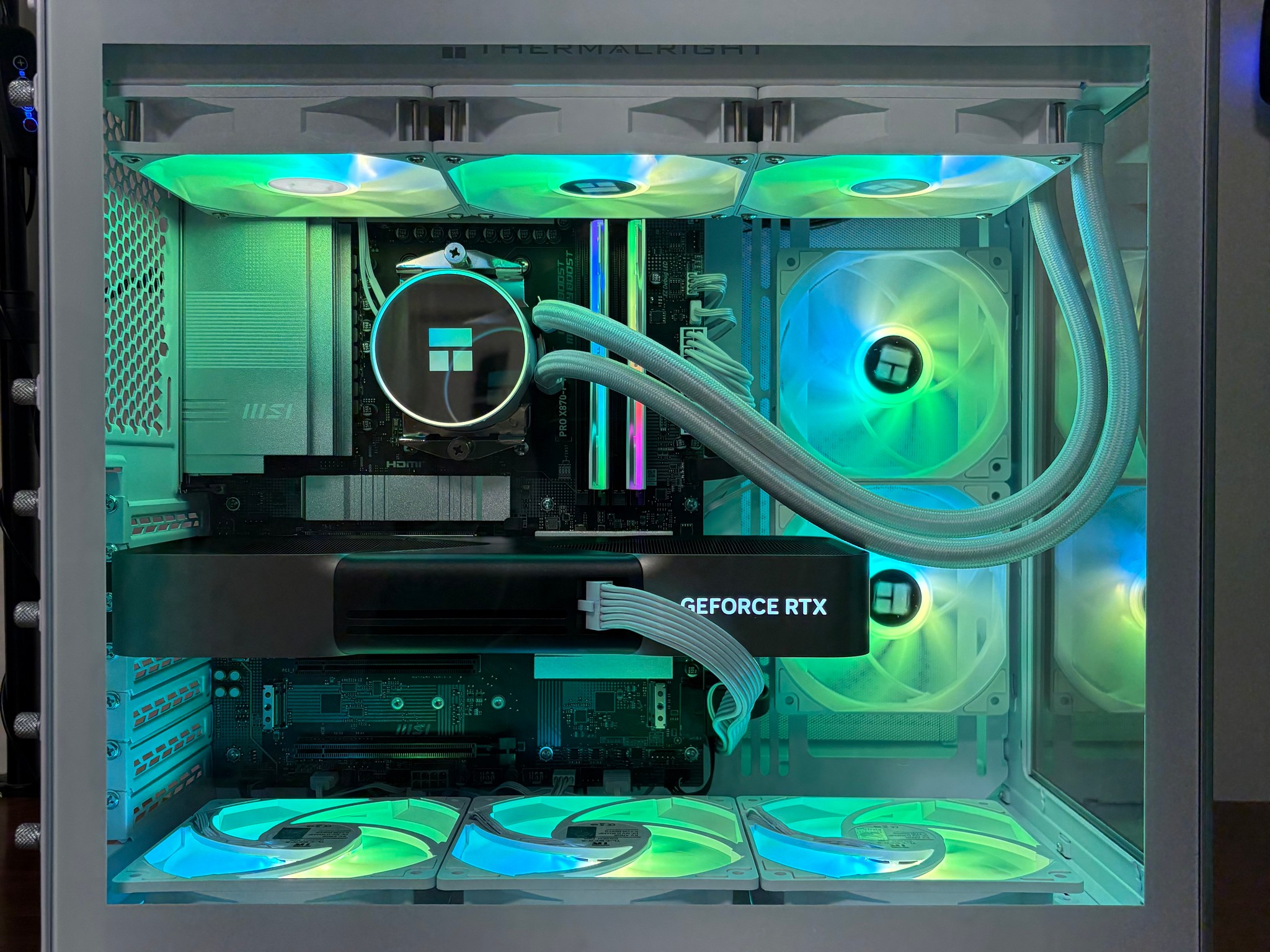 RTX 5080 | Ryzen 7 7800X3D | 64GB DDR5 | 2TB NVMe | 850W Gold | Lian Li O11 Dynamic Mini (White)