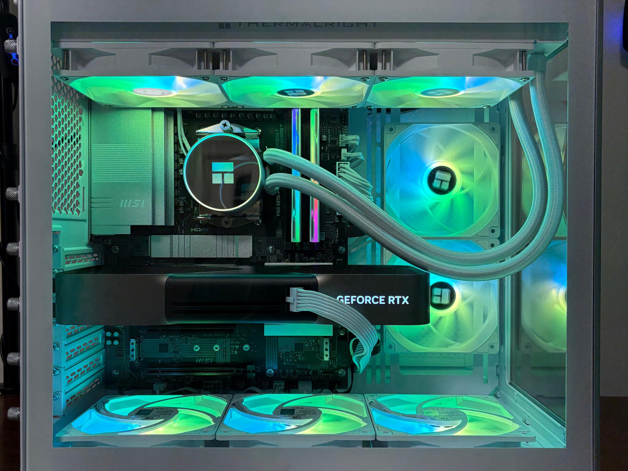 RTX 5080 | Ryzen 7 7800X3D | 64GB DDR5 | 2TB NVMe | 850W Gold | Lian Li O11 Dynamic Mini (White)