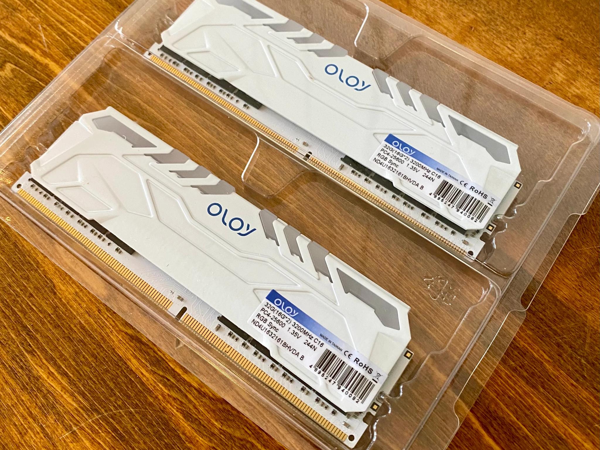 32gb DDR4 OLOY Ram 3200Mhz