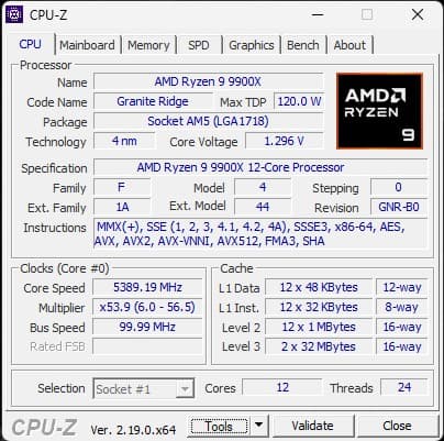 AMD Ryzen 9 9900X 12-Core | AM5 | Box + Clamshell | Tested & Verified
