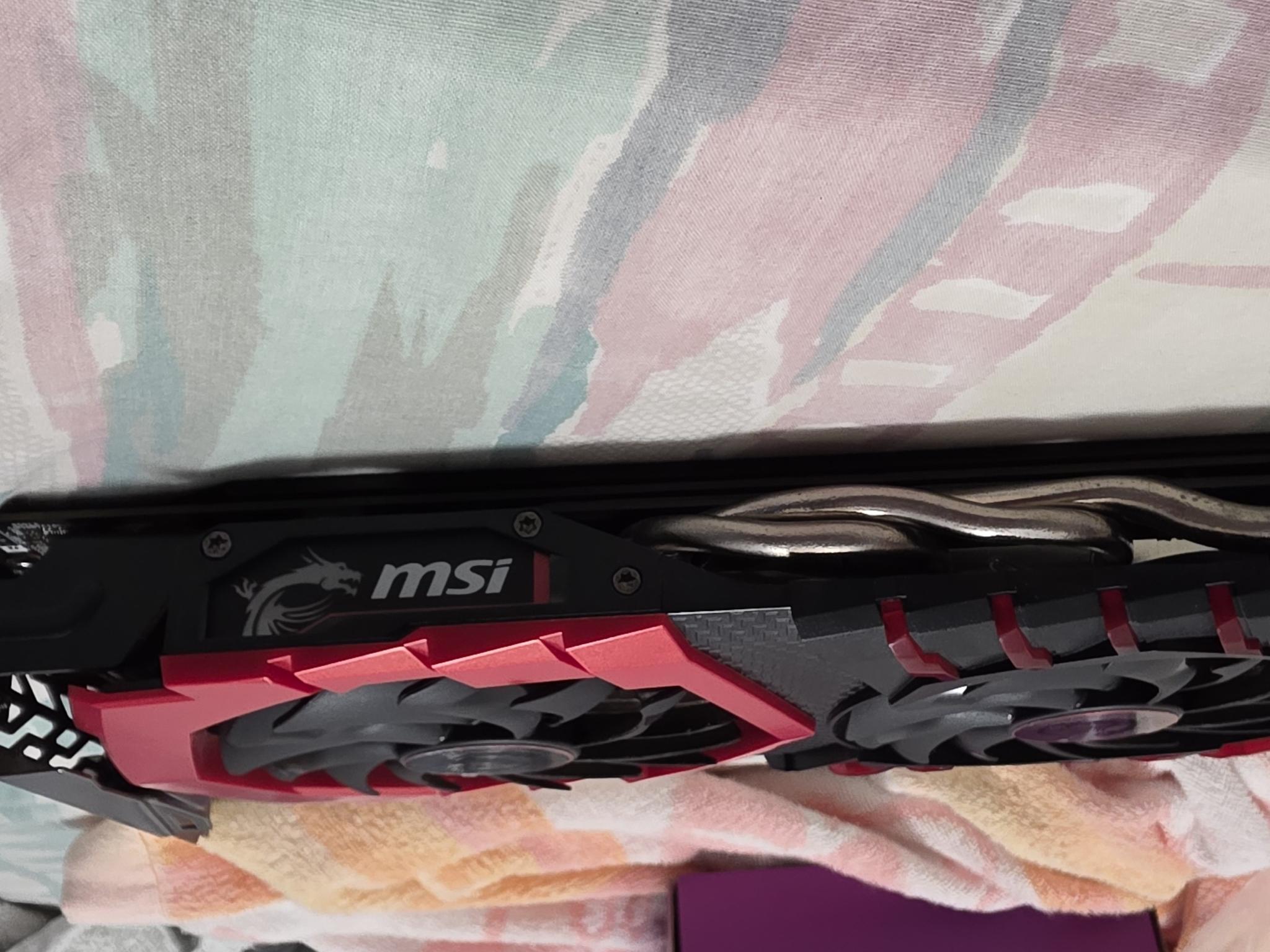 MSI Radeon RX 480 GAMING X 8GB G816841954-06S [FOR PARTS NOT WORKING]