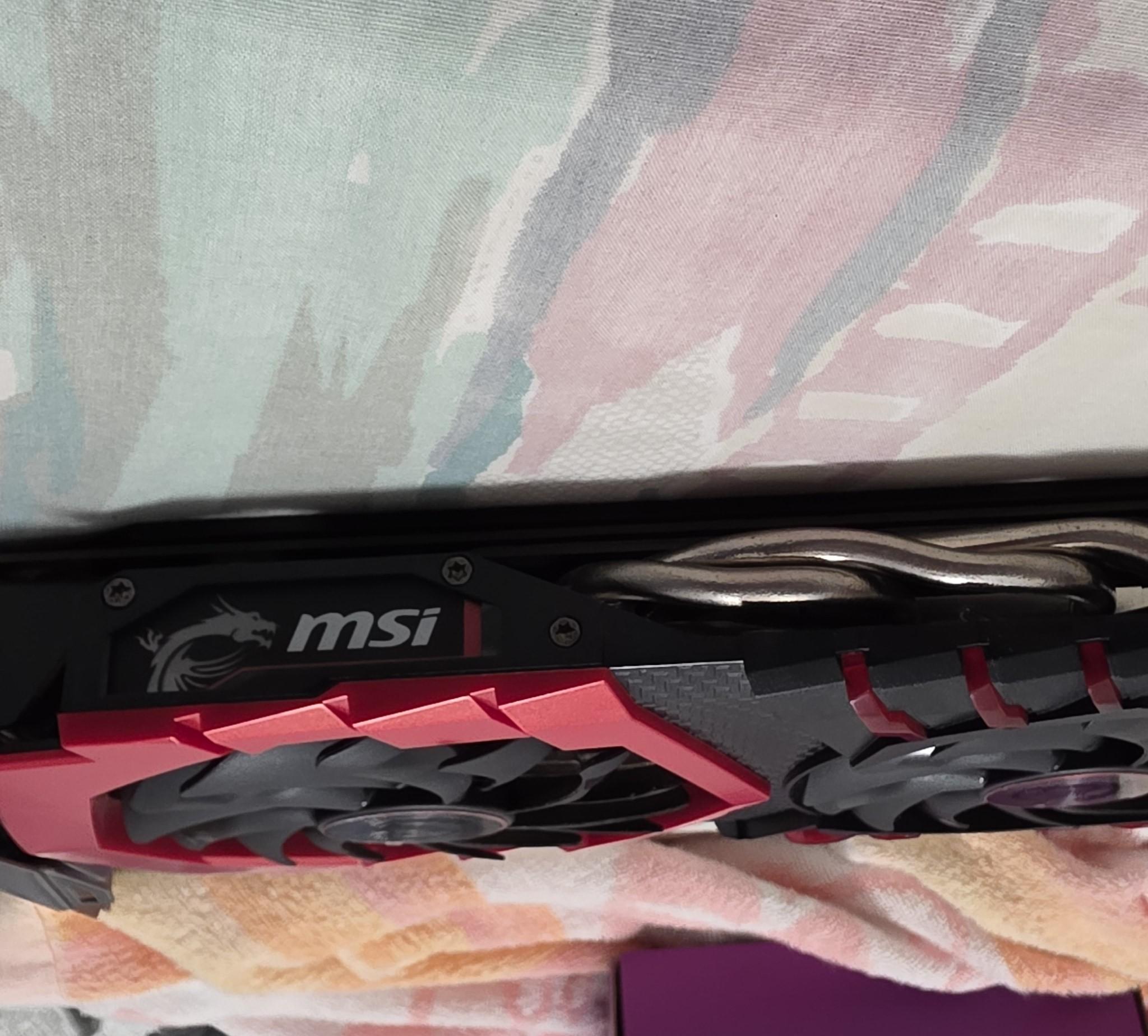MSI Radeon RX 480 GAMING X 8GB G816841954-06S [FOR PARTS NOT WORKING]