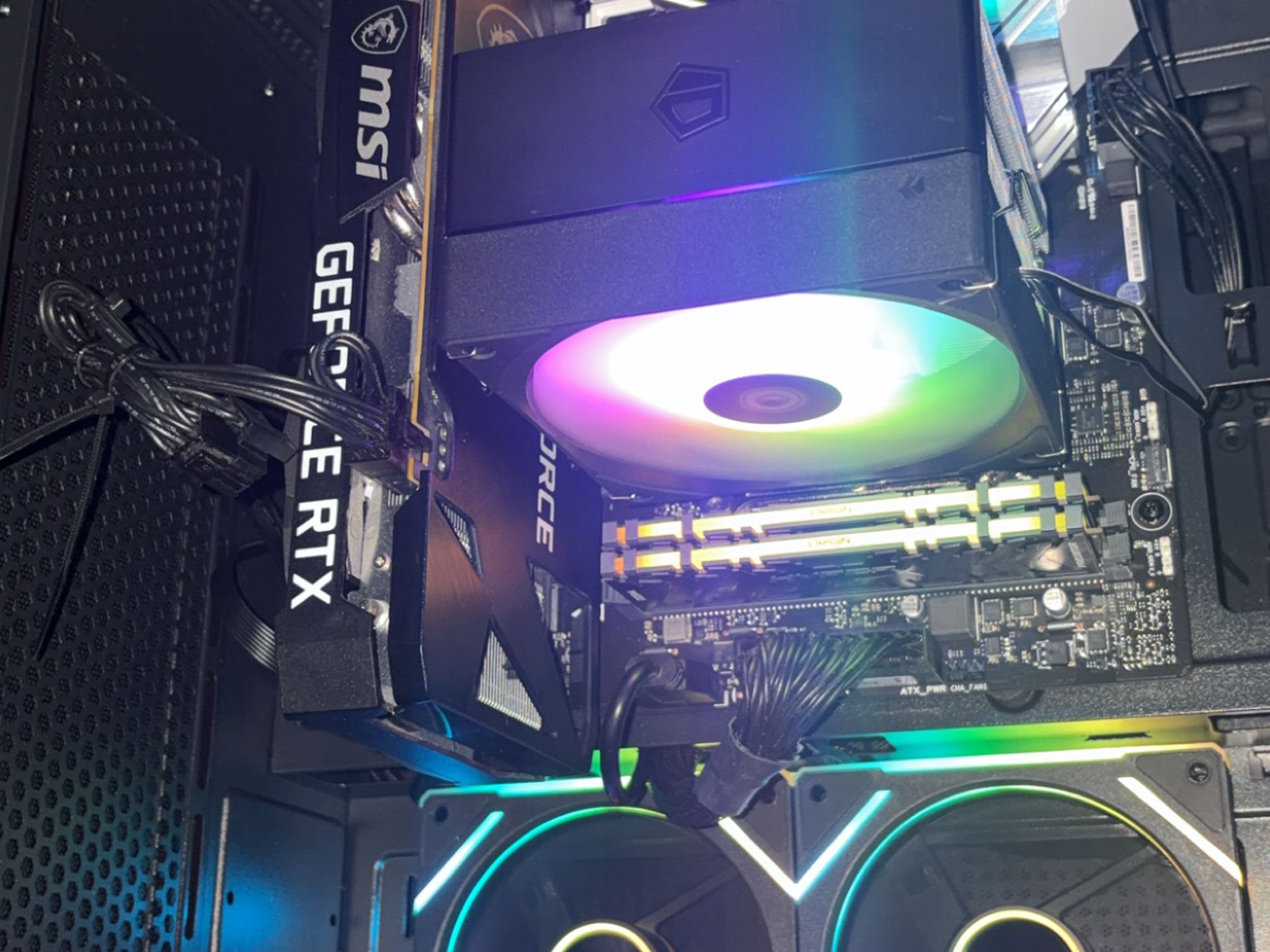GeForce RTX 3050 8GB Custom Gaming PC - Core i3-14100F, 16GB RAM, 512GB NVMe SSD