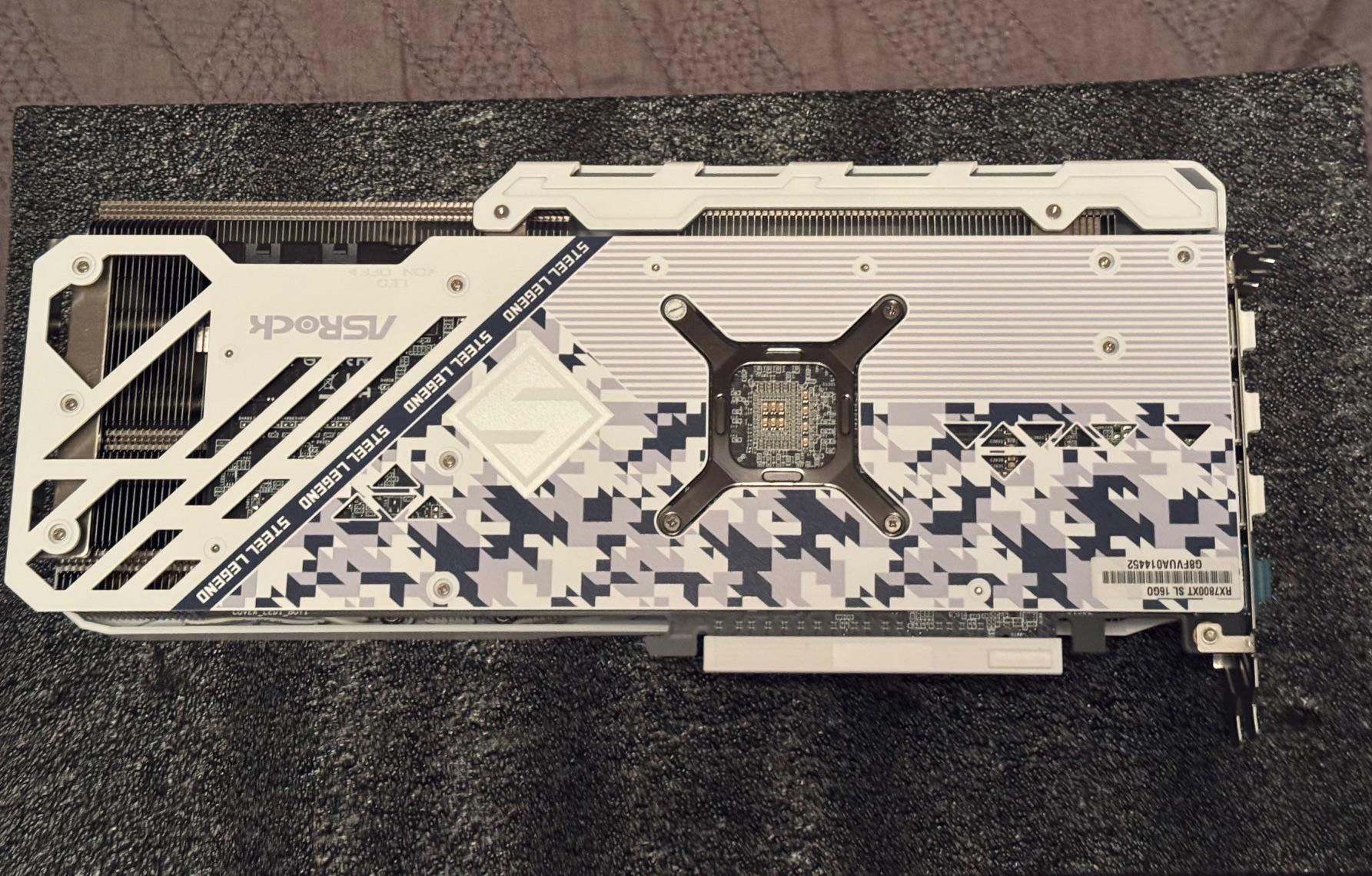 ASRock Radeon RX 7800 XT Steel Legend 16GB GDDR6 OC Graphics Card