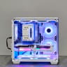 ALL WHITE Custom Gaming PC | Ryzen 5 5500 | RX 9060 XT 8GB | 16GB DDR4 | 1TB SSD | Win 11 Pro