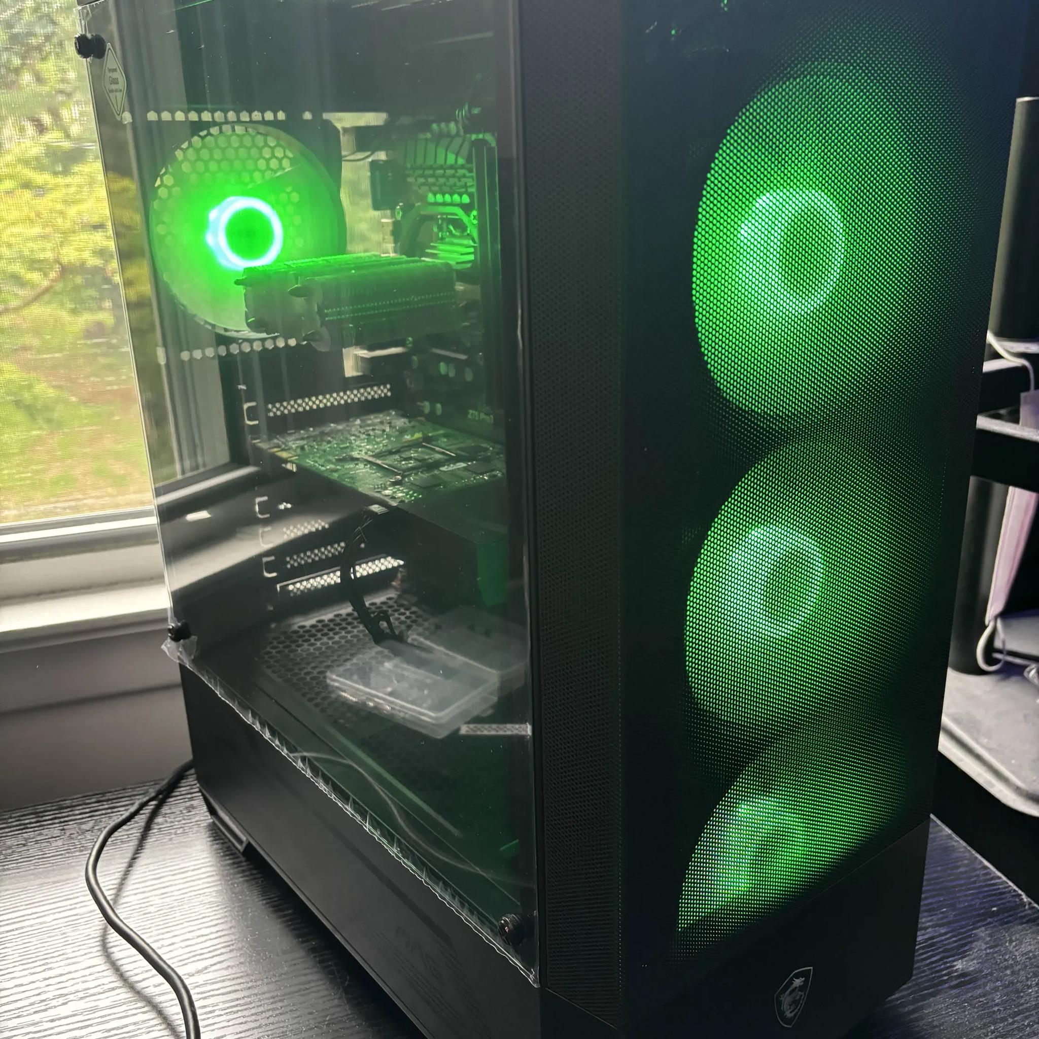 GAMING PC i5 16GB NVIDIA GTX 760 RGB Lighting RGB Fans Computer