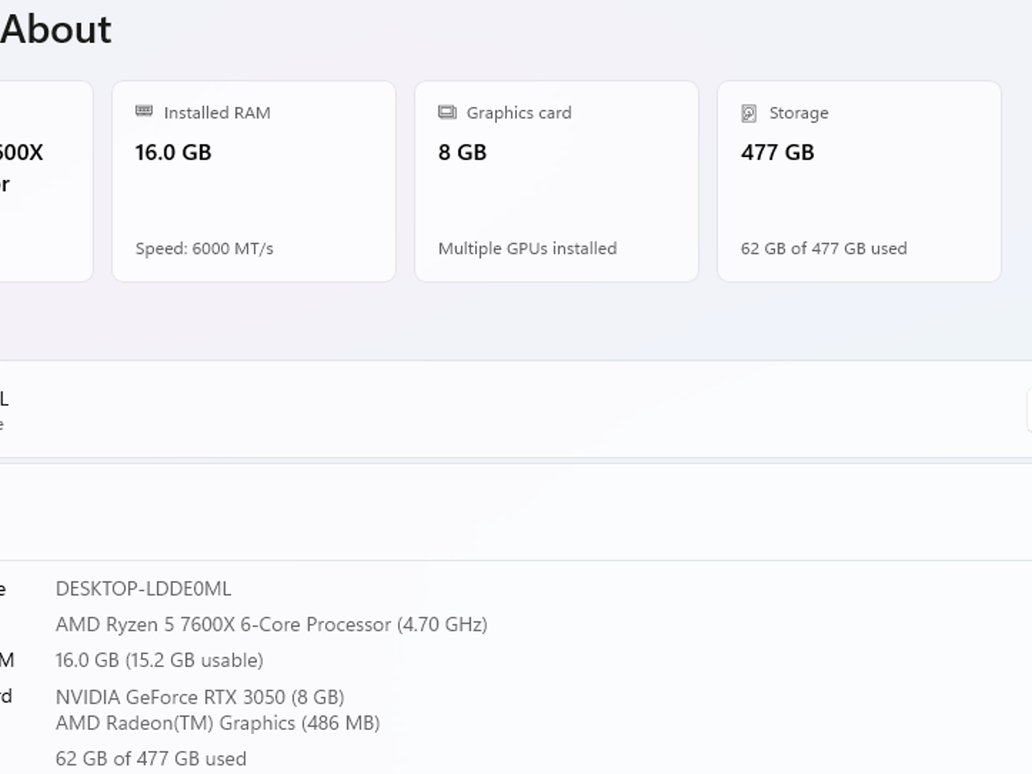 Ryzen 7600X Gaming PC – DDR5 – WiFi – Ready to Play