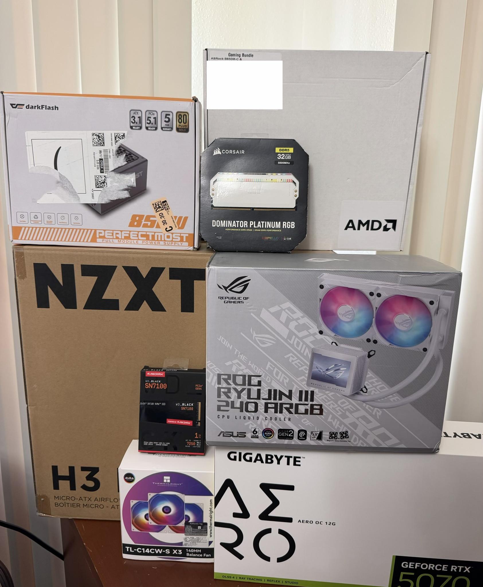 “Pink Panther” Gaming PC Customizable RGB Ryzen 7 8700G, RTX 5070 12GB, 32GB DDR5, 1TB Gen4 NVMe