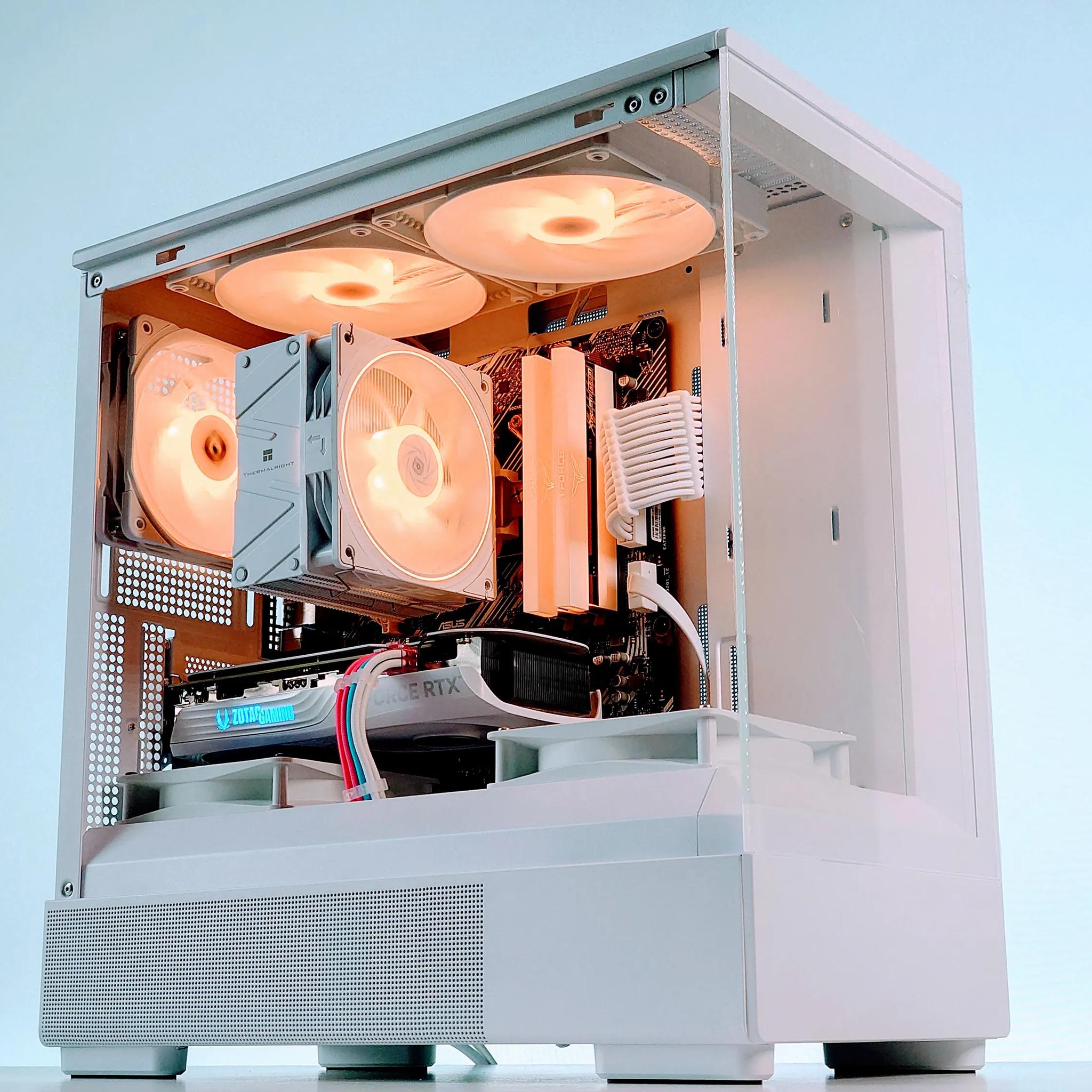 🩷🩵🤍Zen-Oh👑Gaming PC🪐Nvidia RTX 4070 12GB🪐AMD Ryzen 5 5600🪐32GB DDR4🪐 1TB SSD