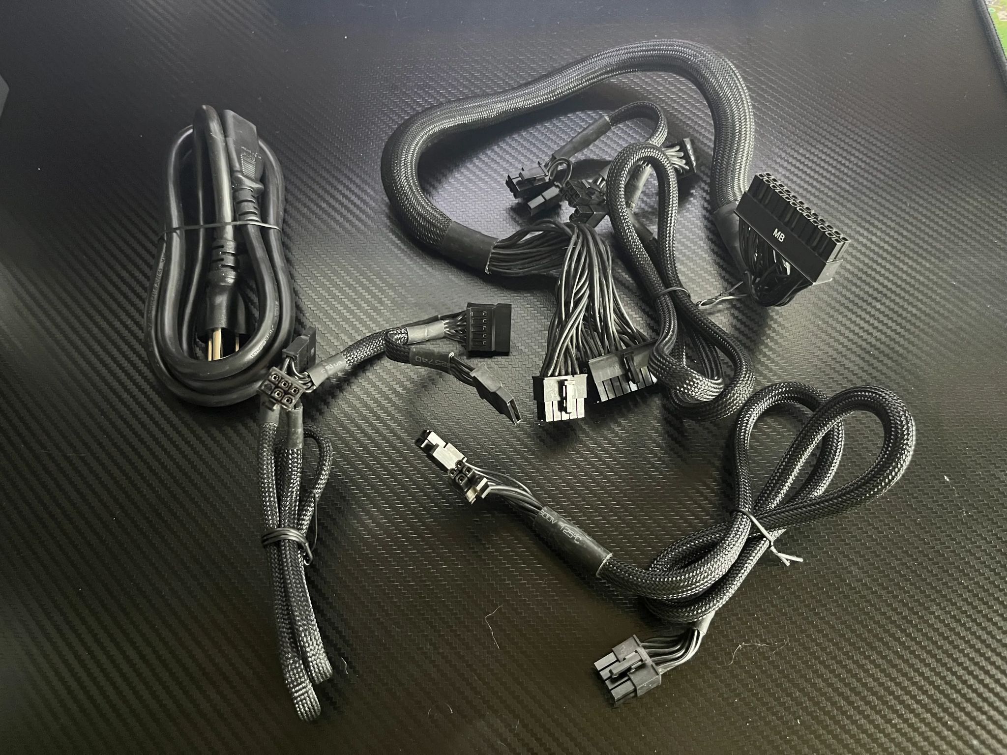 Used EVGA Supernova 1000w G3 (80+ Gold) Fully Modular Power Supply - Tested - PARTIAL CABLES!