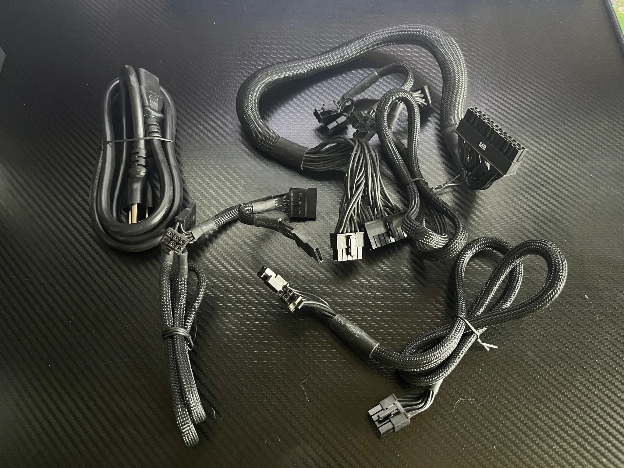 Used EVGA Supernova 1000w G3 (80+ Gold) Fully Modular Power Supply - Tested - PARTIAL CABLES!
