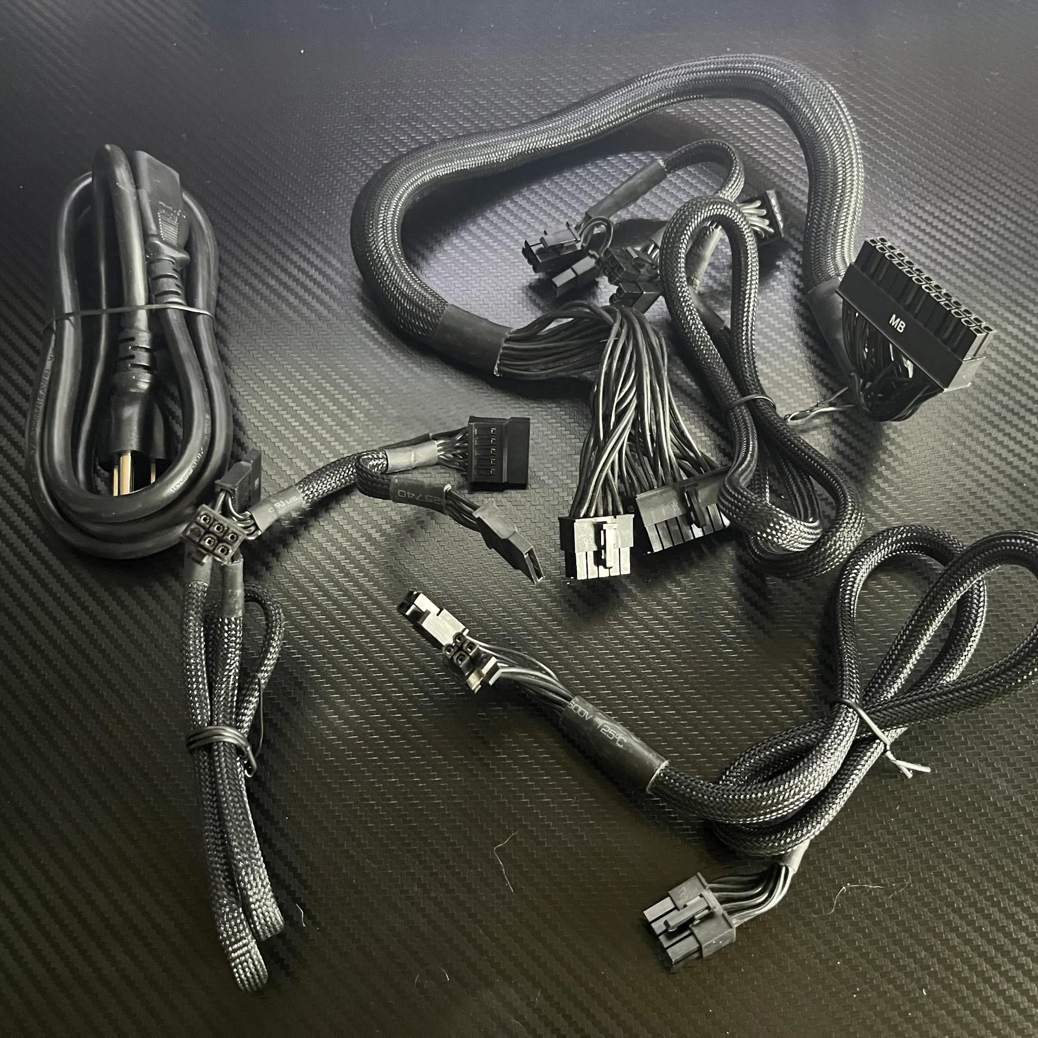 Used EVGA Supernova 1000w G3 (80+ Gold) Fully Modular Power Supply - Tested - PARTIAL CABLES!