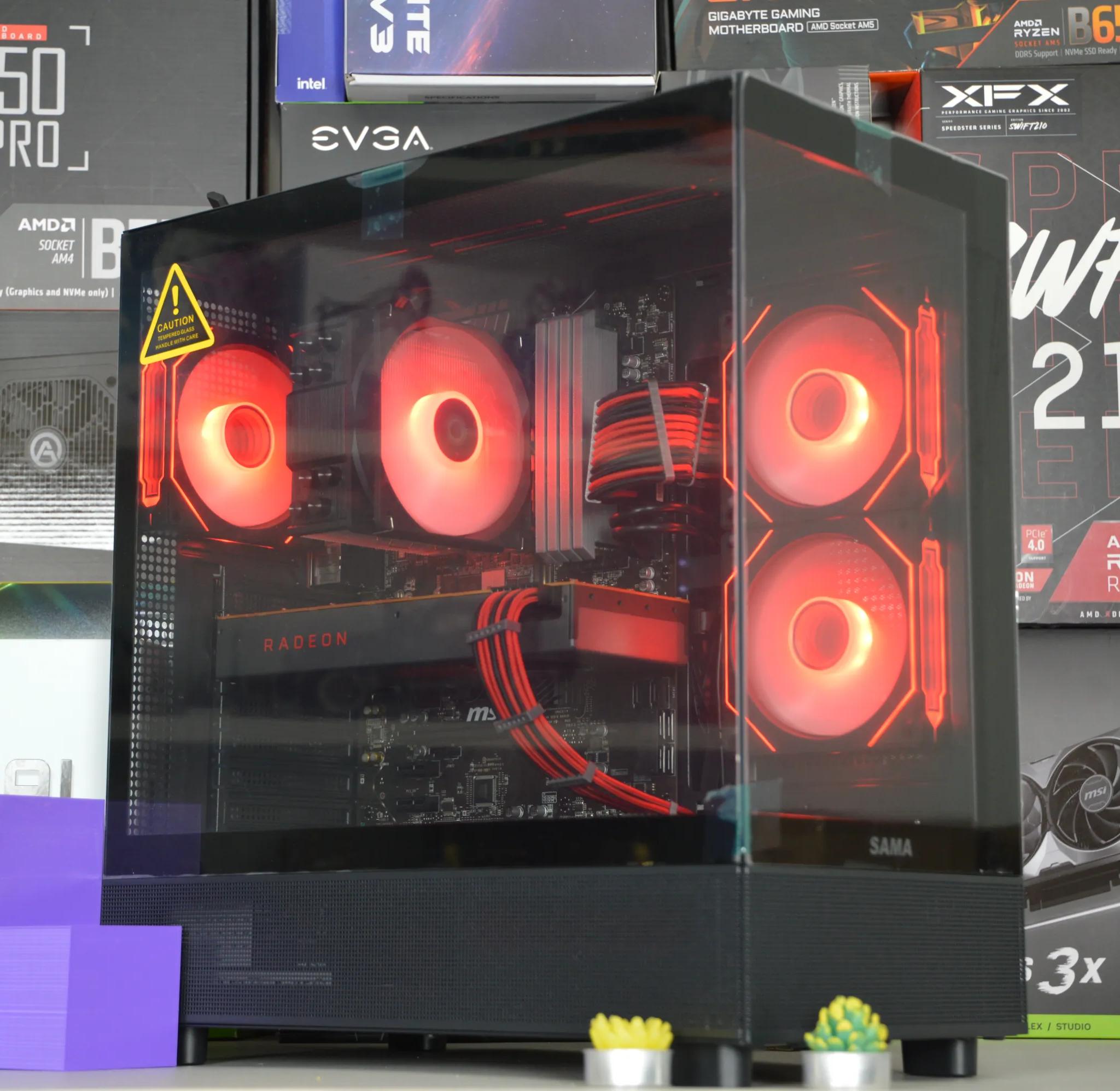 ❤️◻️| RX 5700 8GB | INTEL I7-8700K | 32GB DDR4 RAM | 1TB NVME SSD | Crimson Metal |