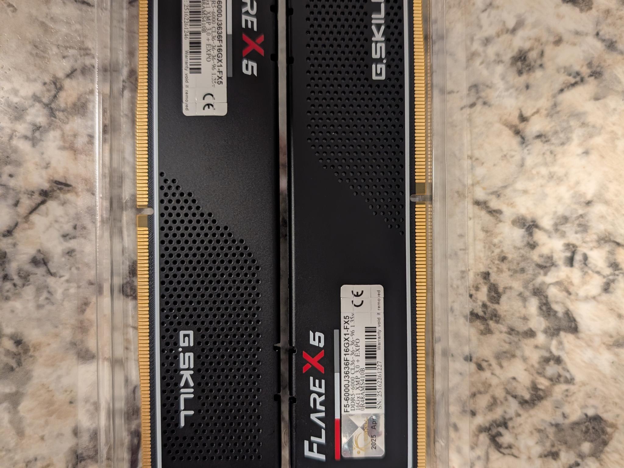 G.Skill Flare X5 32GB (2x16) CL36 6000mhz