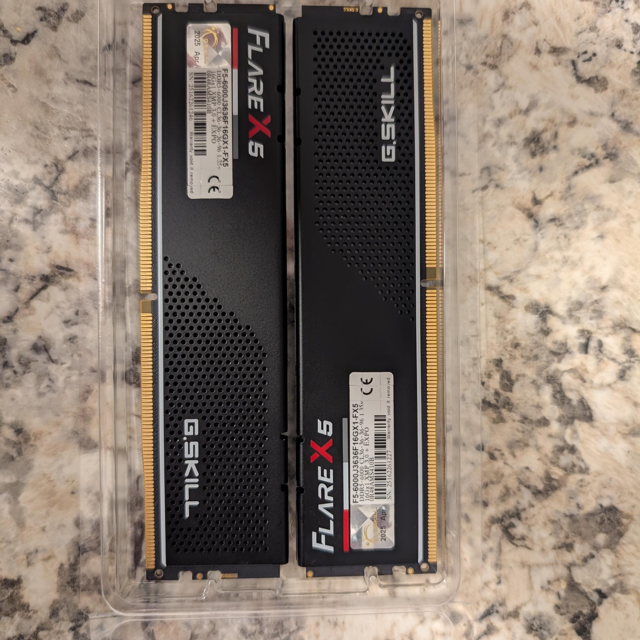 G.Skill Flare X5 32GB (2x16) CL36 6000mhz
