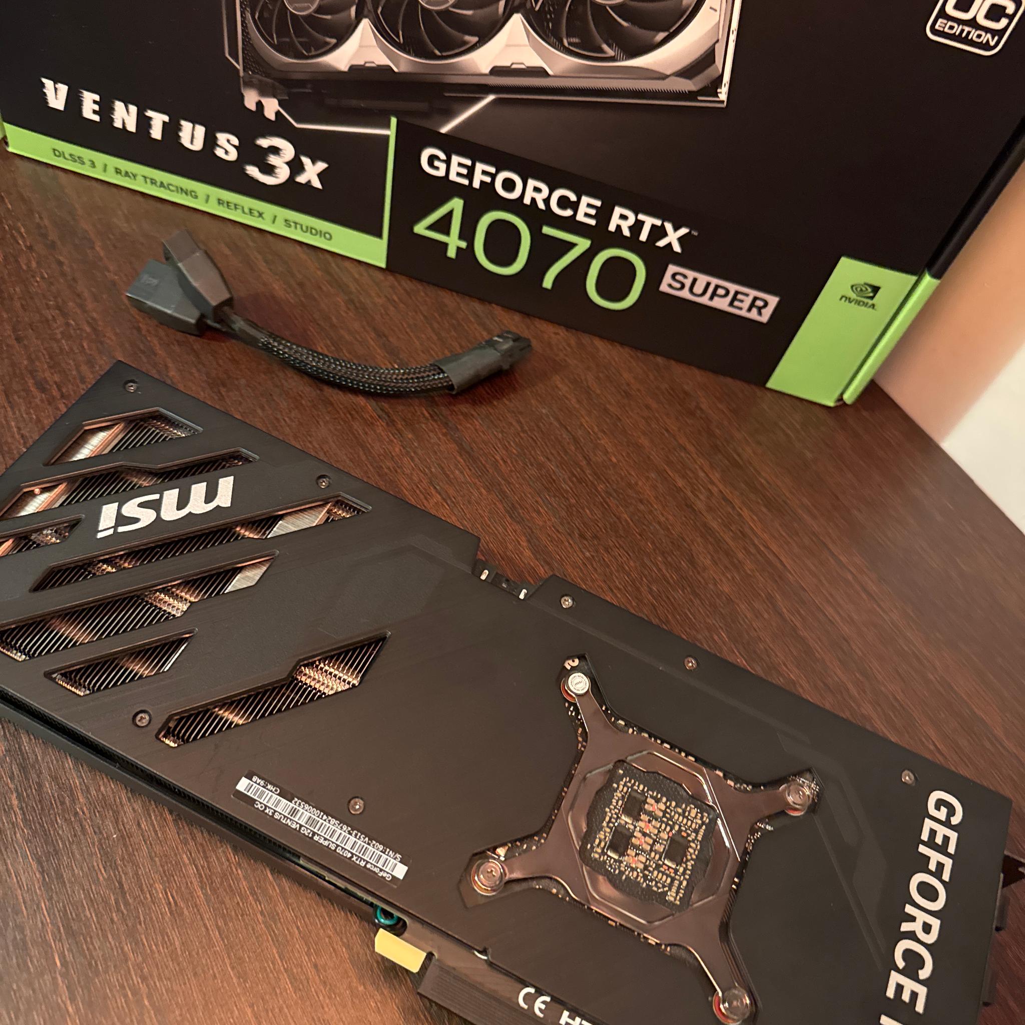 MSI NVIDIA GeForce RTX 4070 Super 12GB Ventus 3X OC