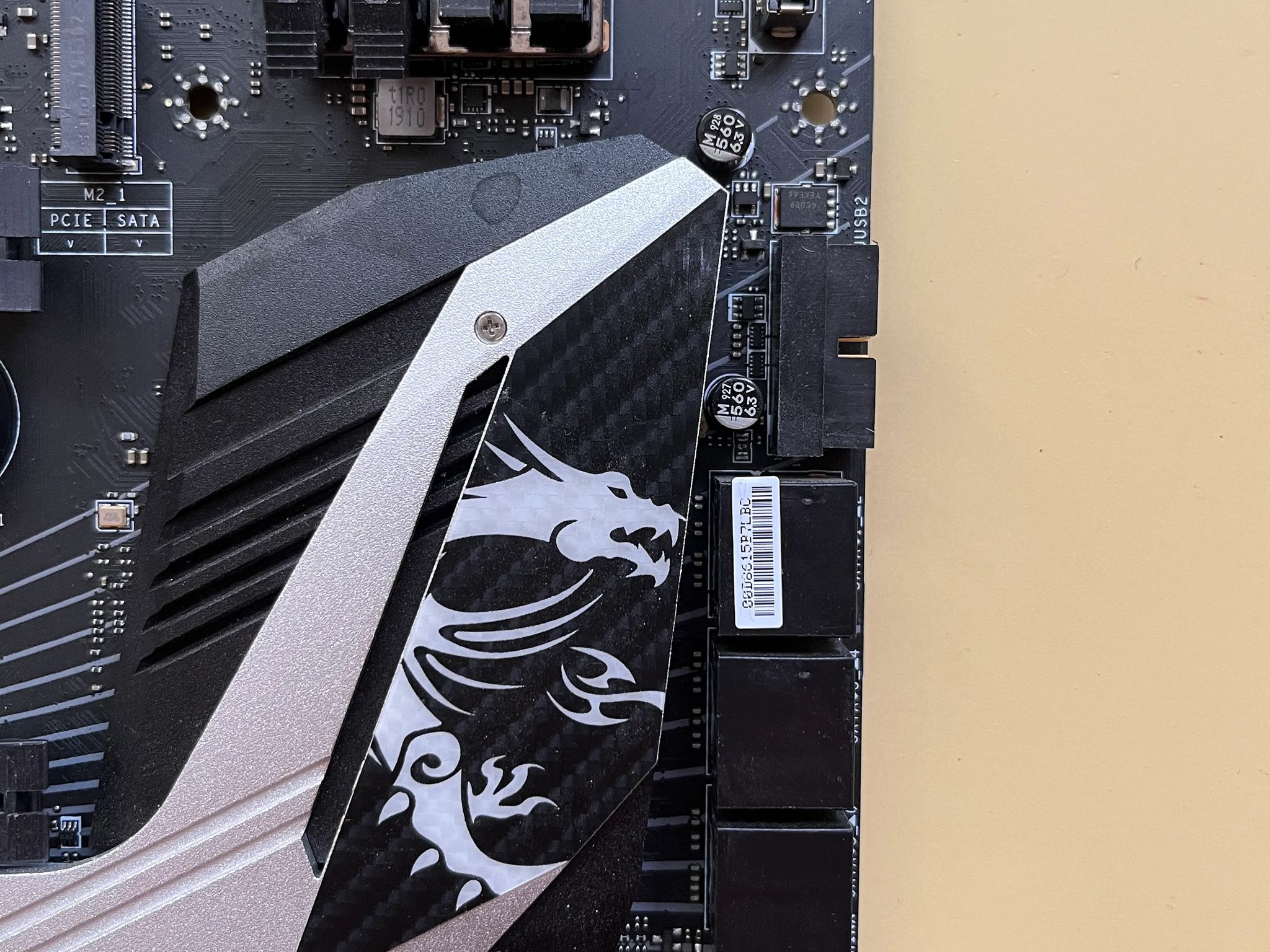 MSI MPG Z390 GAMING PRO CARBON motherboard w/ i3-9100F CPU
