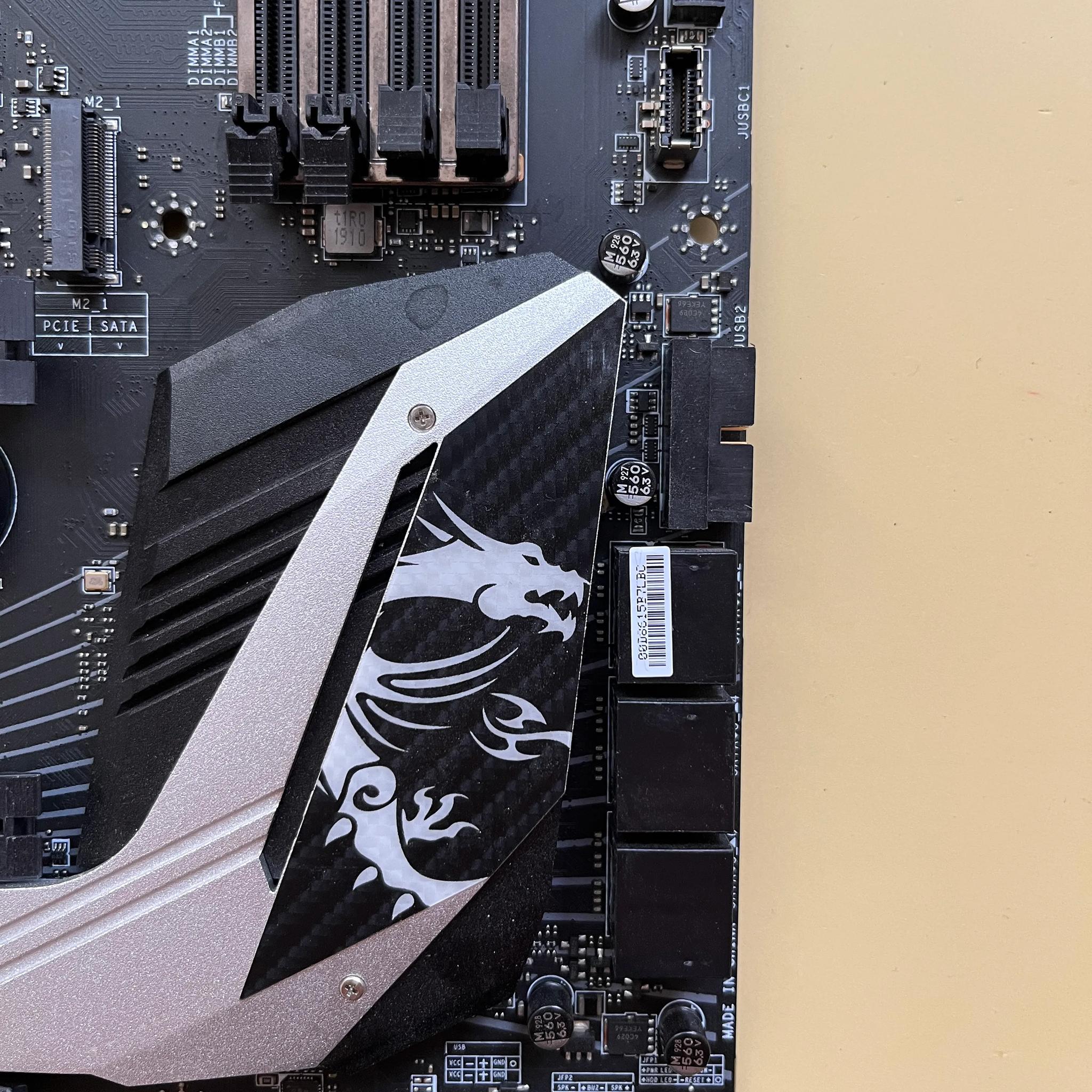 MSI MPG Z390 GAMING PRO CARBON motherboard w/ i3-9100F CPU