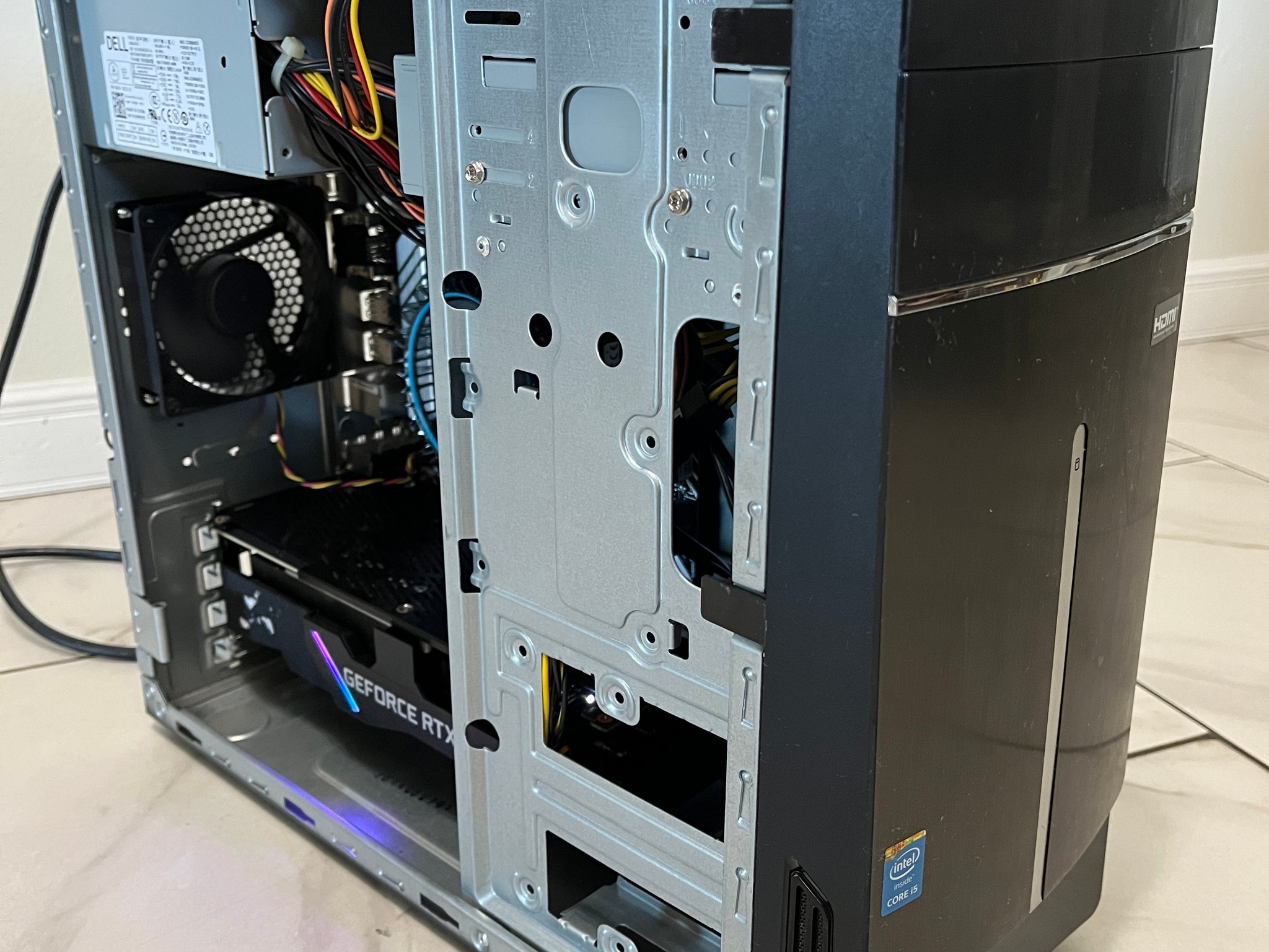NVIDIA RTX 2070, Intel Core i3-12100, 16GB RAM, 512GB M.2 SSD - Sleeper Gaming PC w/ Wi-Fi & BT