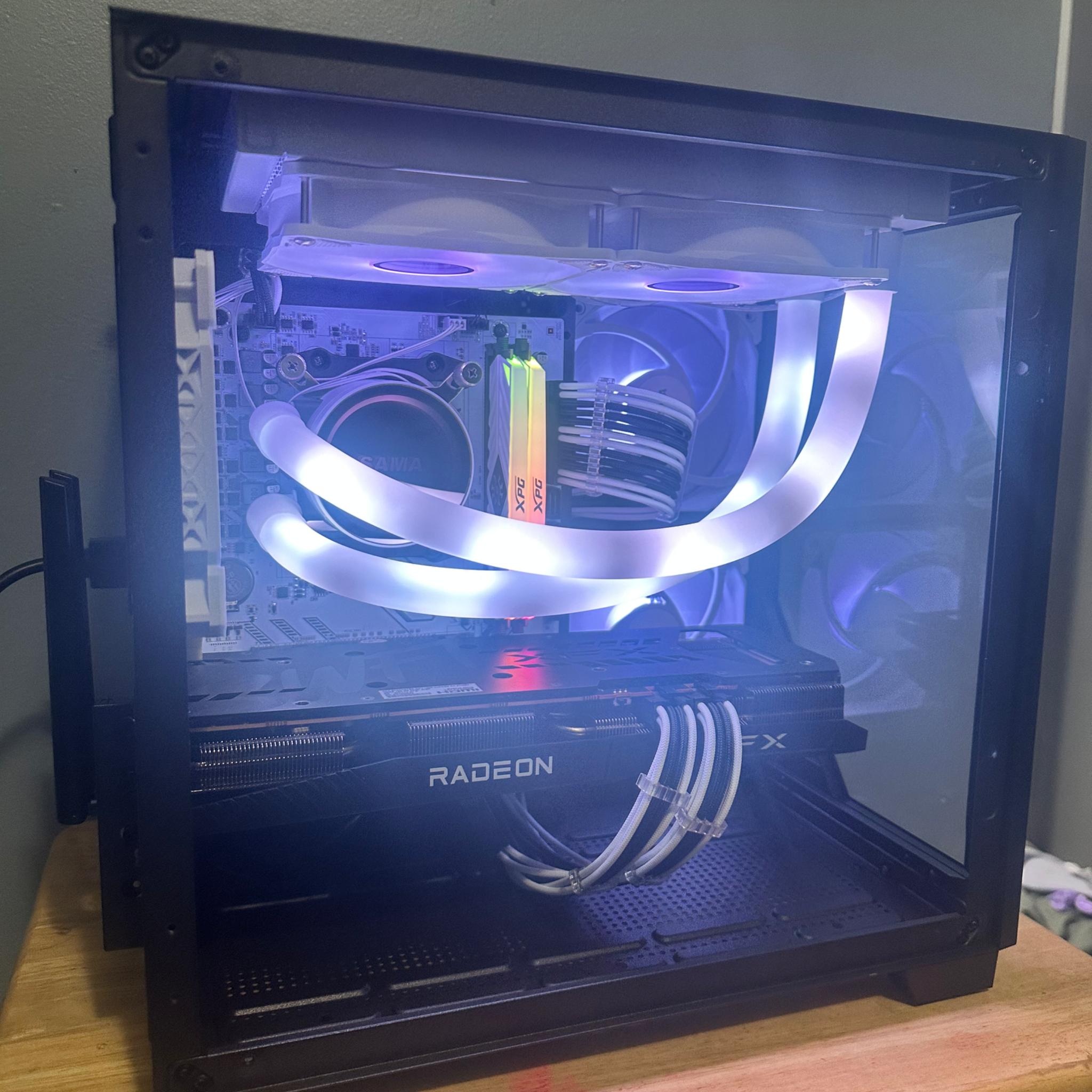 Ryzen5 5600|RX 6700XT 12G|B450(with PCIE 4.0)|16g DDR4 3200|1TB M.2 NVME|650w80+Bronze PSU|240mm AIO