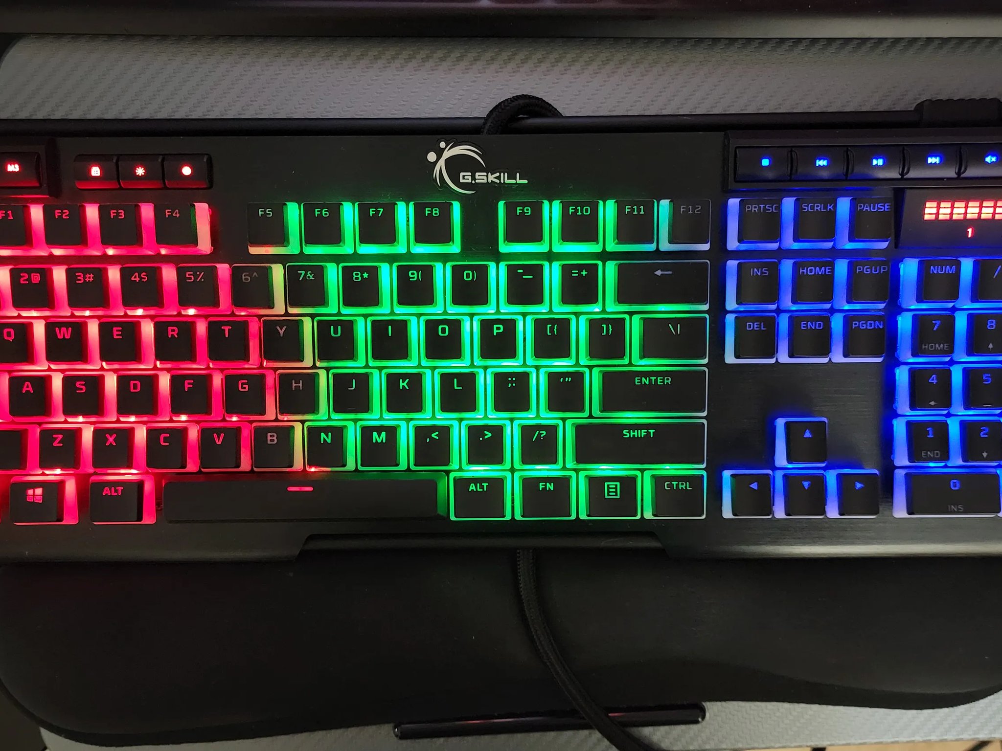 G Skill KM780 RGB Cherry MX Brown Keyboard