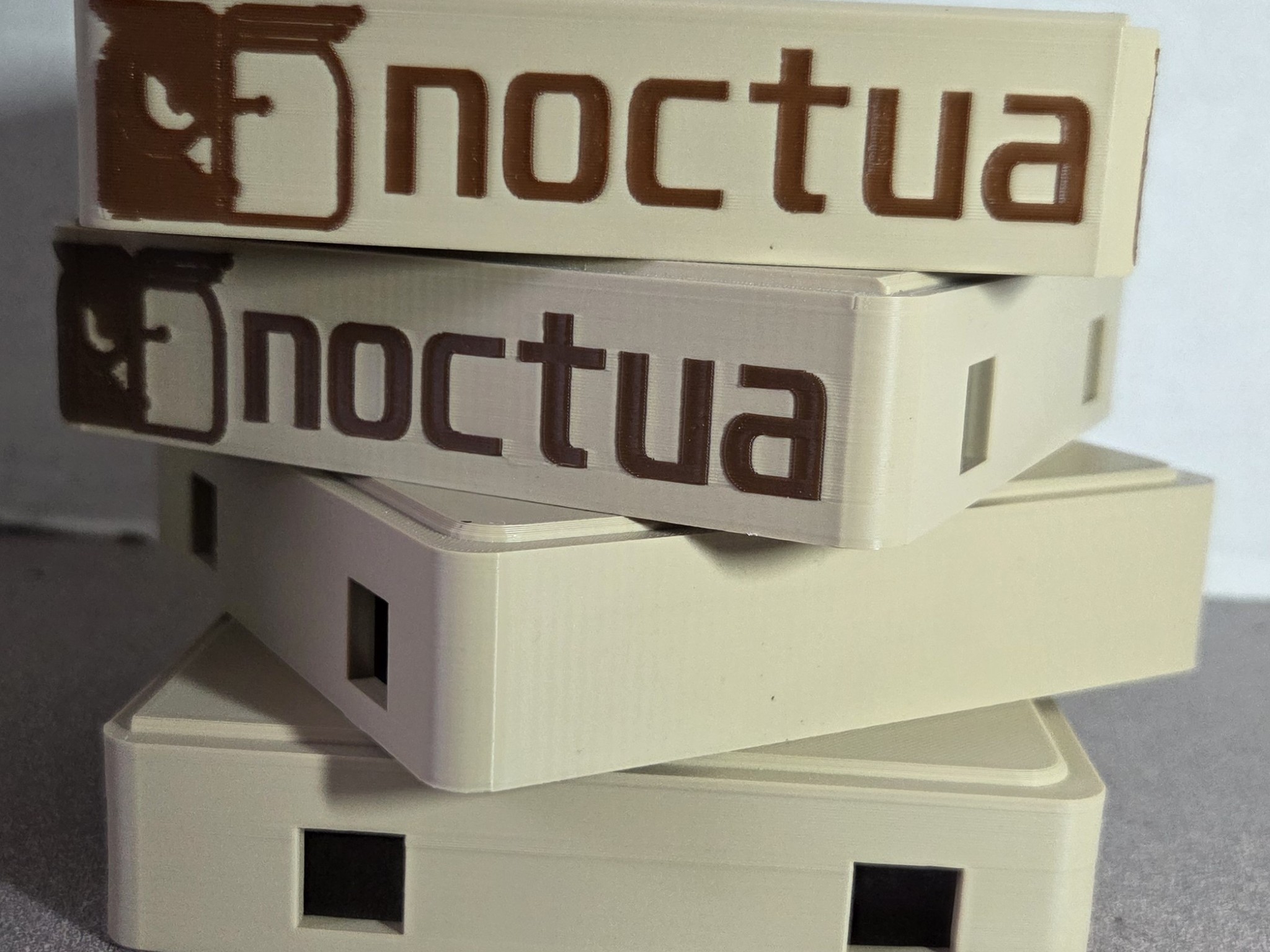 Custom Noctua NF-A12X25 Modular Fan Shrouds Only (No Fans) (4-Pack)